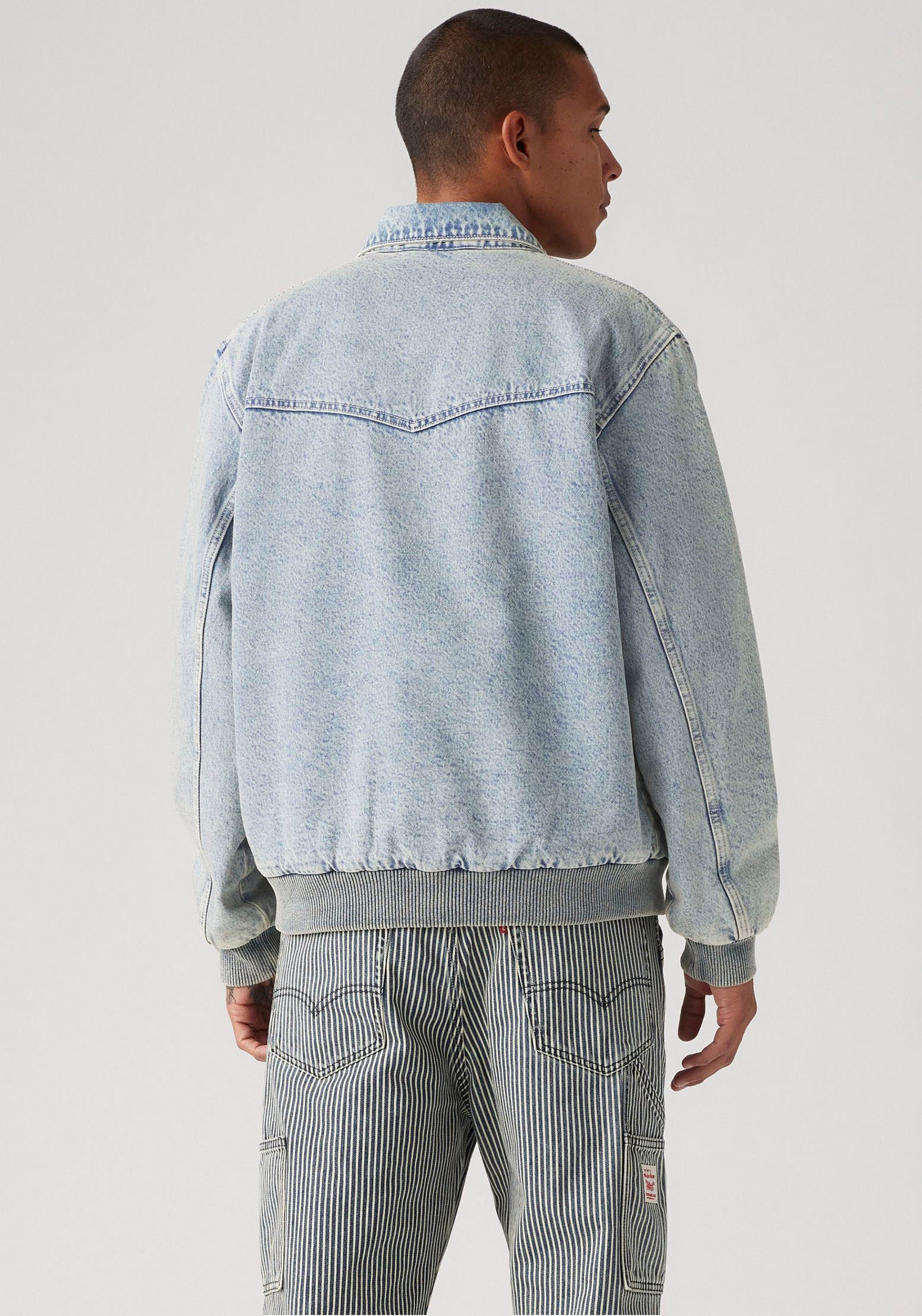 Levi's® Jeansjacke, mit Rippbündchen