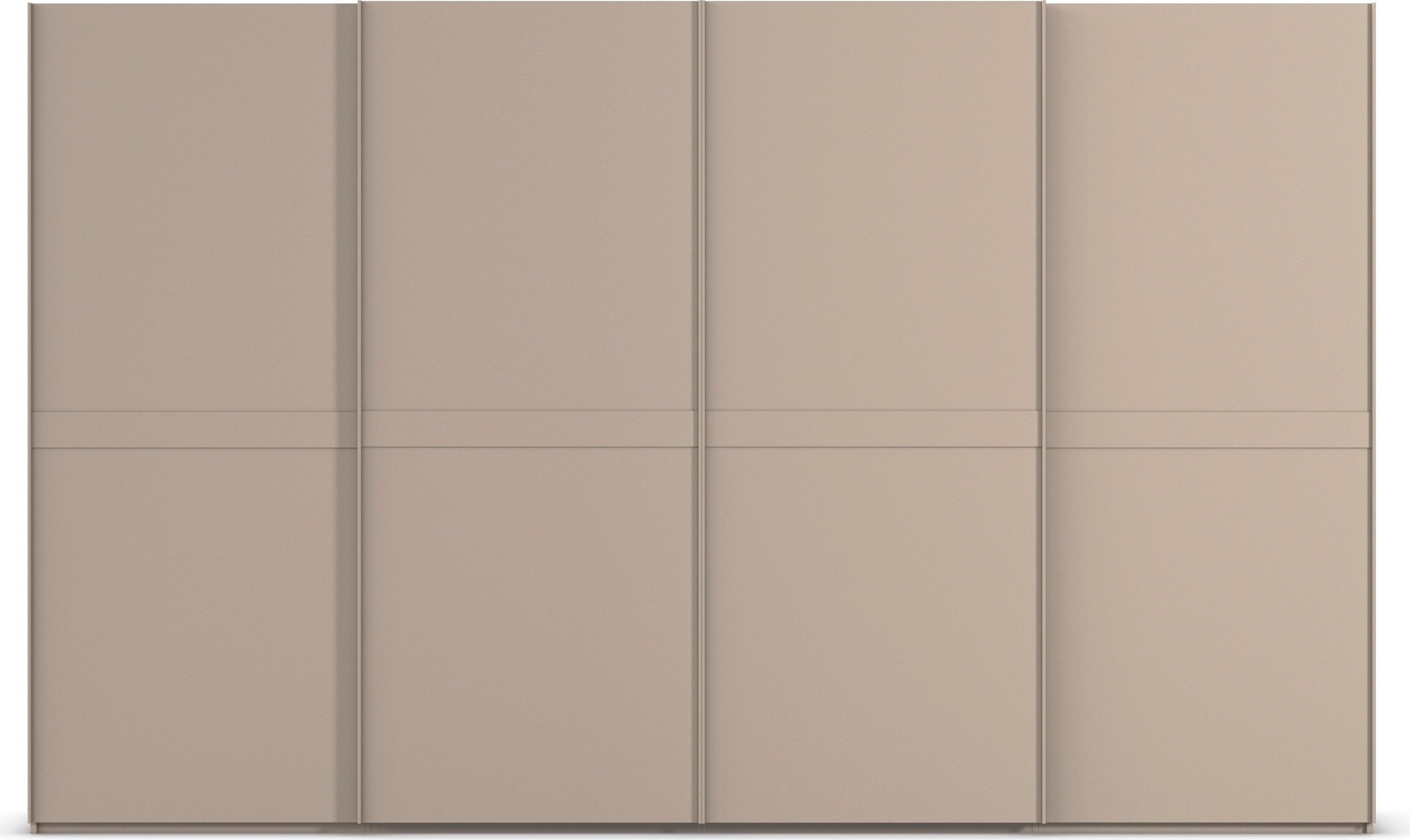 rauch Schwebetürenschrank »Kleiderschrank Schrank Garderobe Schlafzimmerschrank SCALE-LINE«, edle Optik mit Bauchbinde in Korpusfarbe Dekorfront MADE IN GERMANY