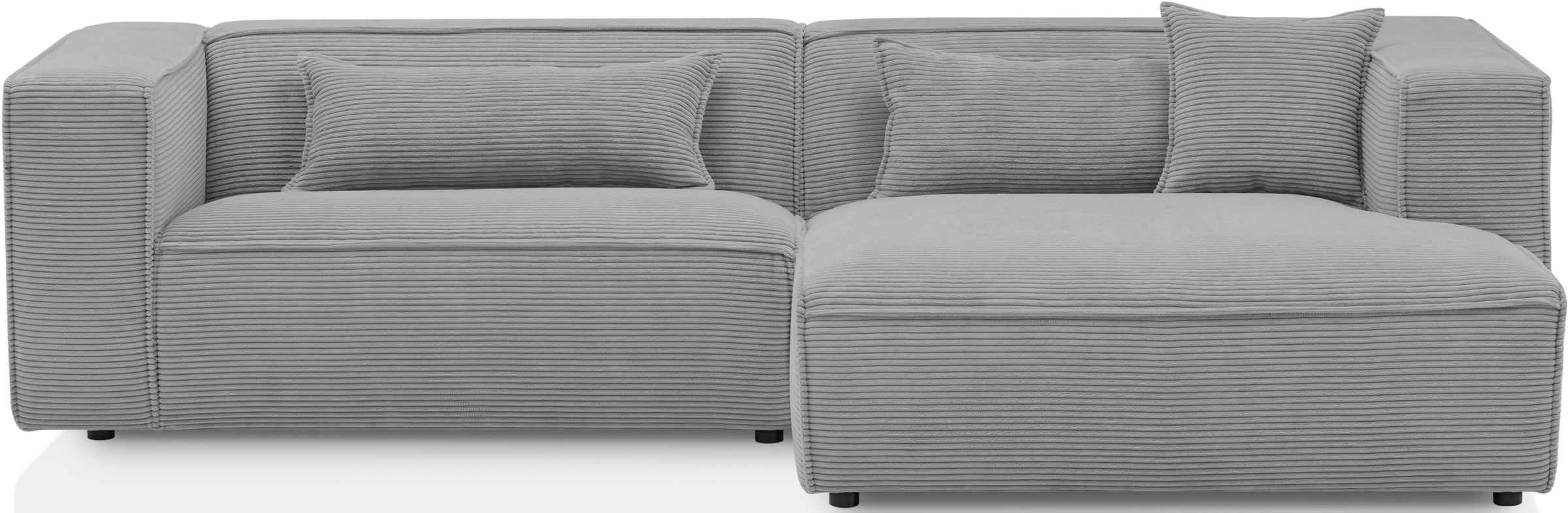 LeGer Home by Lena Gercke Ecksofa »PIARA mit Kedernaht, Cord, Leinenoptik o günstig online kaufen