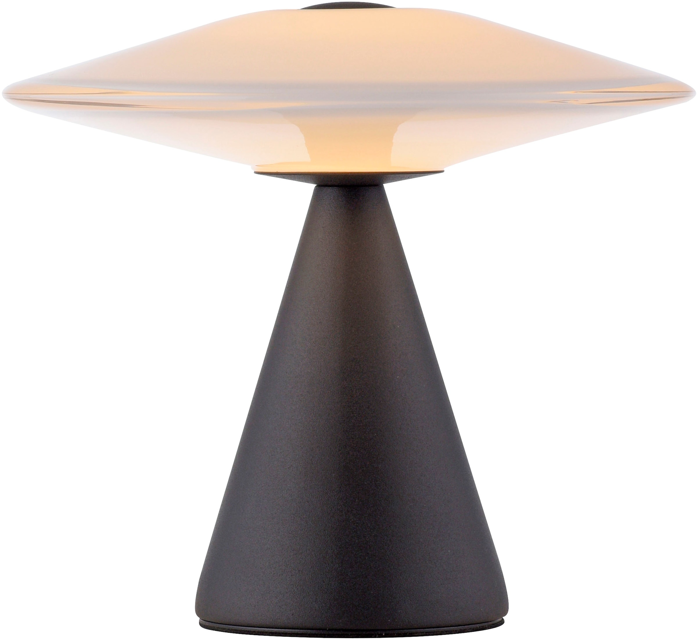 Paul Neuhaus LED Tischleuchte »ELIPSA« LED-Board 1 Stk. Warmweiß Touchdimmer, Memoryfunktion, Opalglas