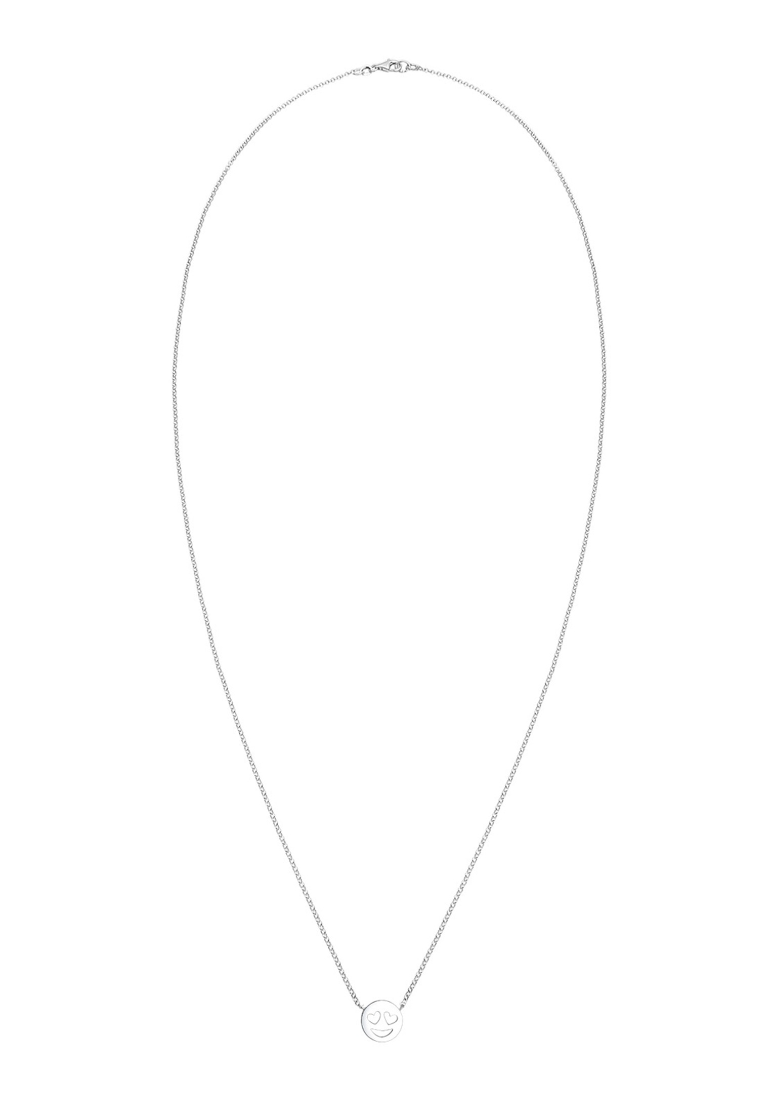 Elli Kette mit Anhänger »mit Happy Smile Face 925 Silber«