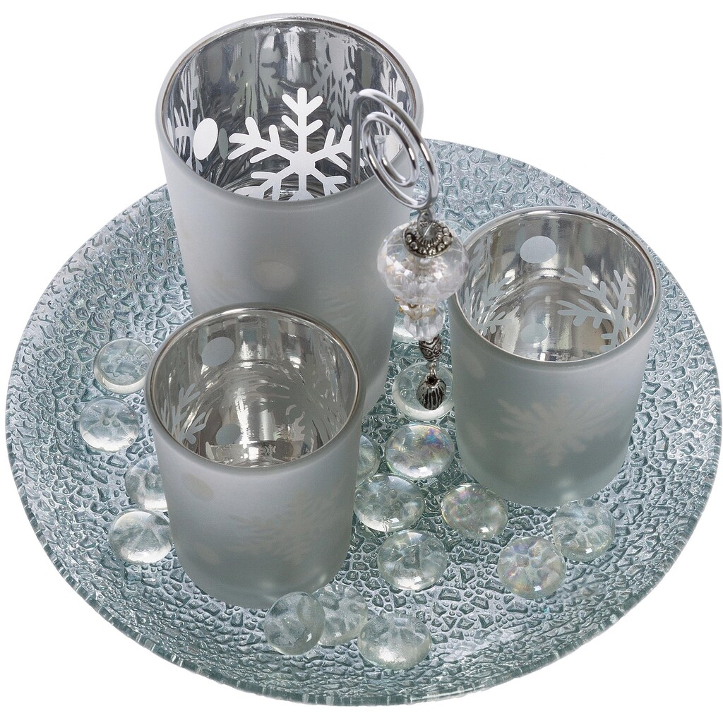 Myflair Möbel & Accessoires Teelichthalter »Somni, Weihnachtsdeko«, (Set, 5 St.)