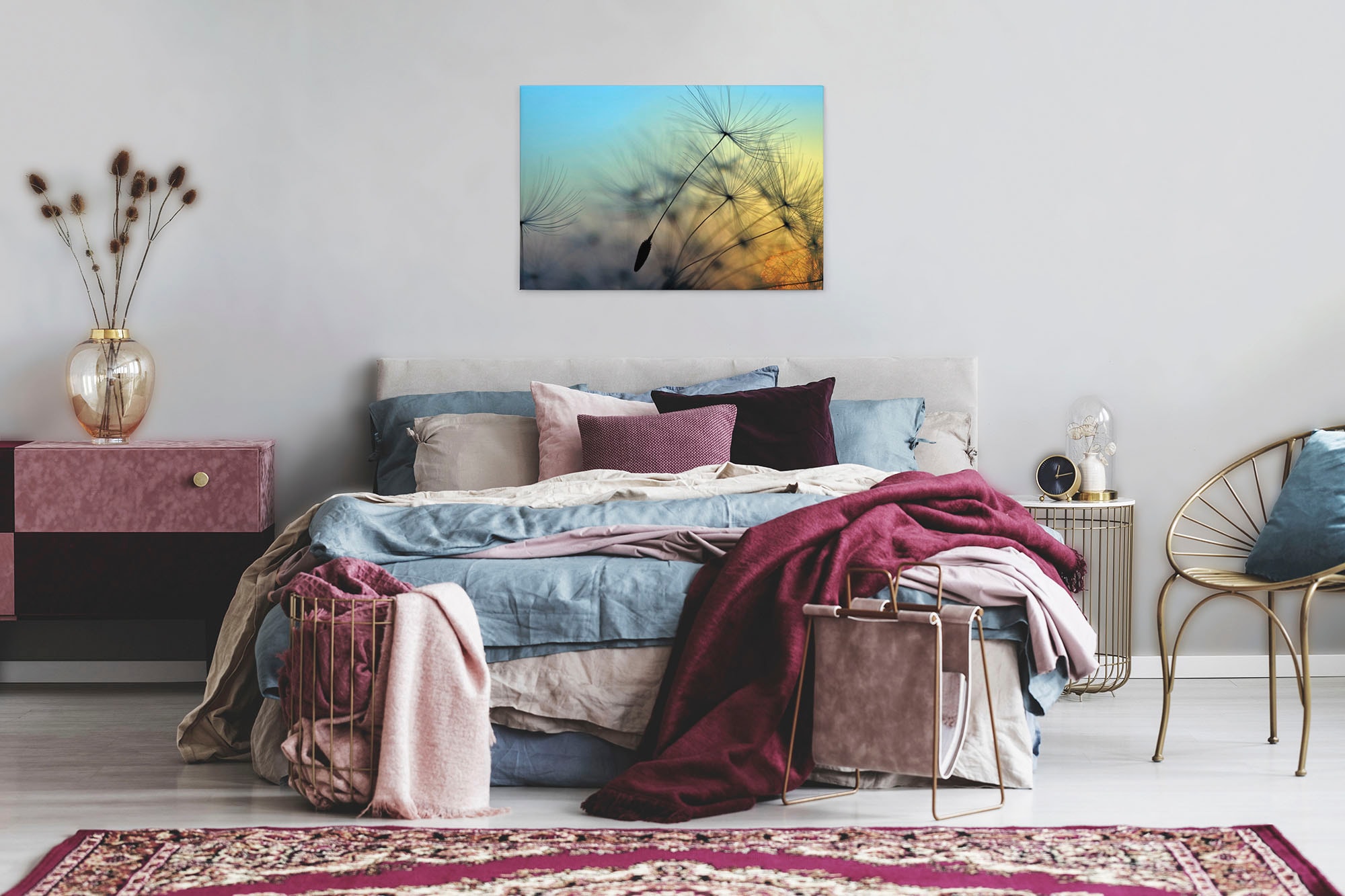 A.S. Création Leinwandbild »Flying Dandelion«, Keilrahmenbild
