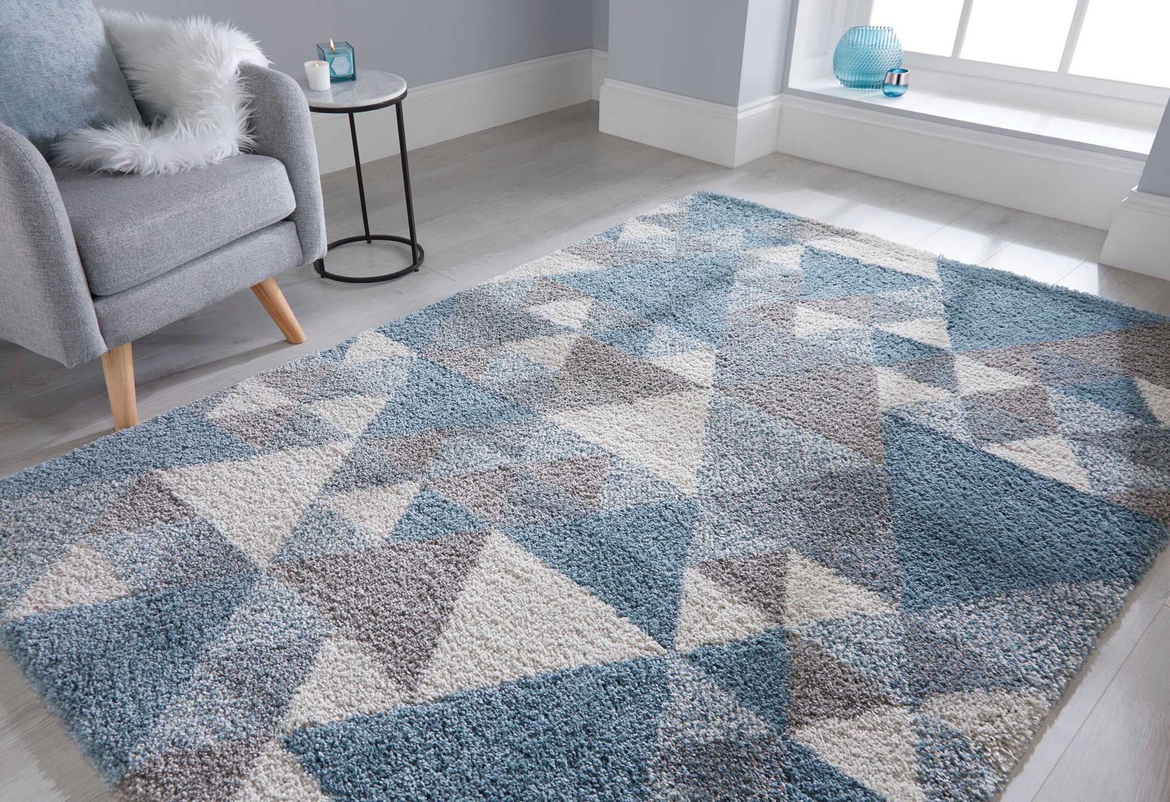 FLAIR RUGS Hochflor-Teppich »Nuru«, rechteckig, 30 mm Höhe günstig online kaufen