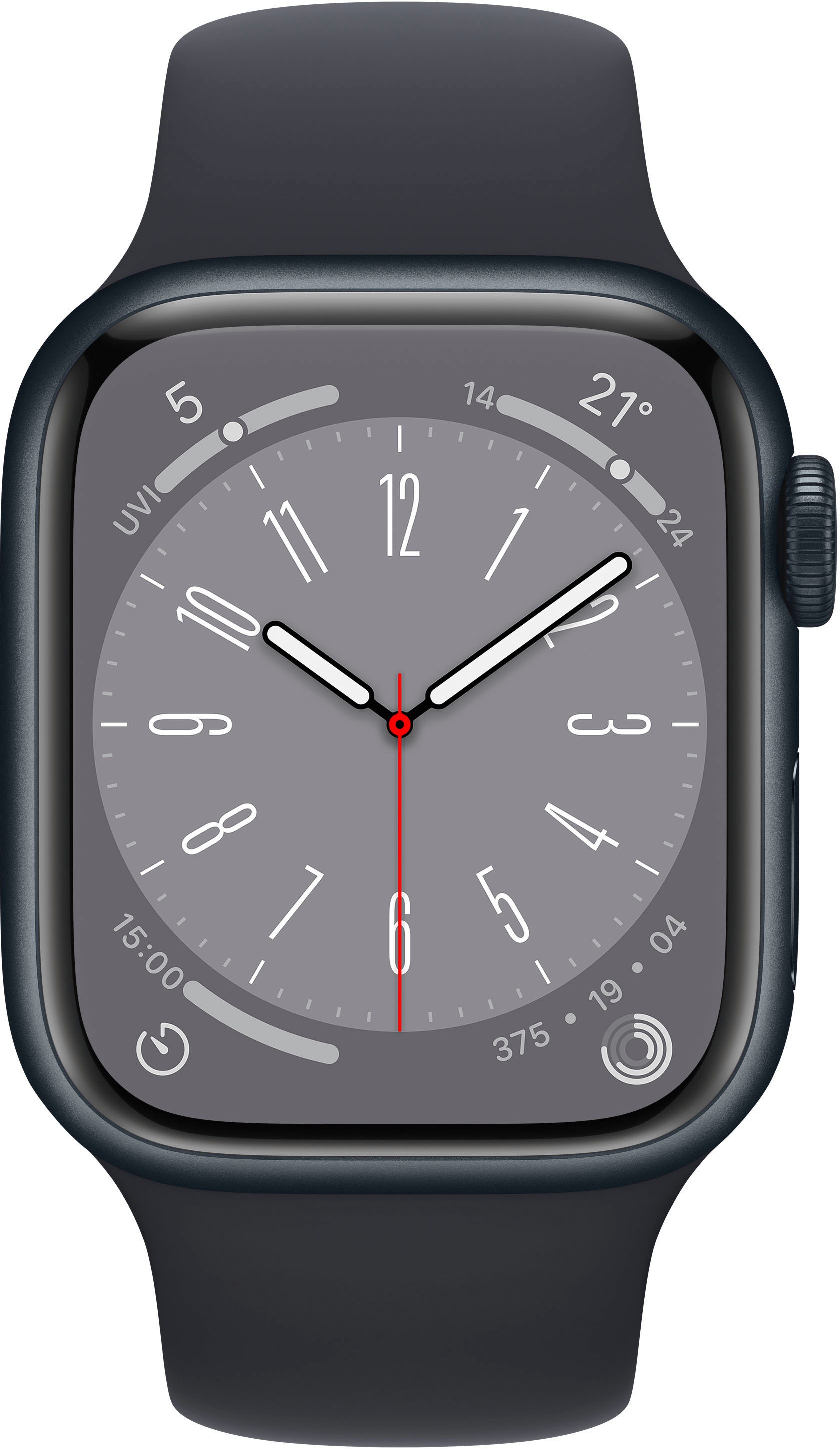 Apple Watch »Watch Series 8 GPS 41mm Aluminium Sportarmband«,)