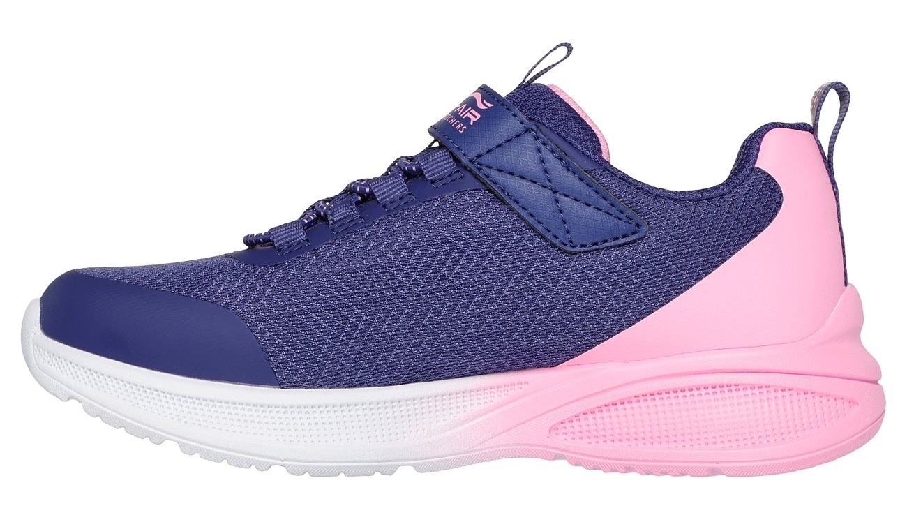 Skechers Kids Sneaker »MICROSPEC MAX ADVANCE«, Slip-OnSneaker, Klettverschluss,S-Logo, Größenschablone zum Download