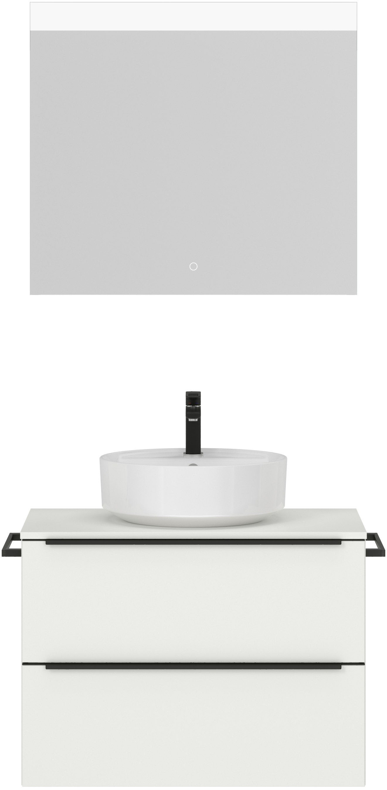 nobilia® Badmöbel-Set »Alvene« vormontiert, mit Soft-Close, 2 Stk. tlg. günstig online kaufen