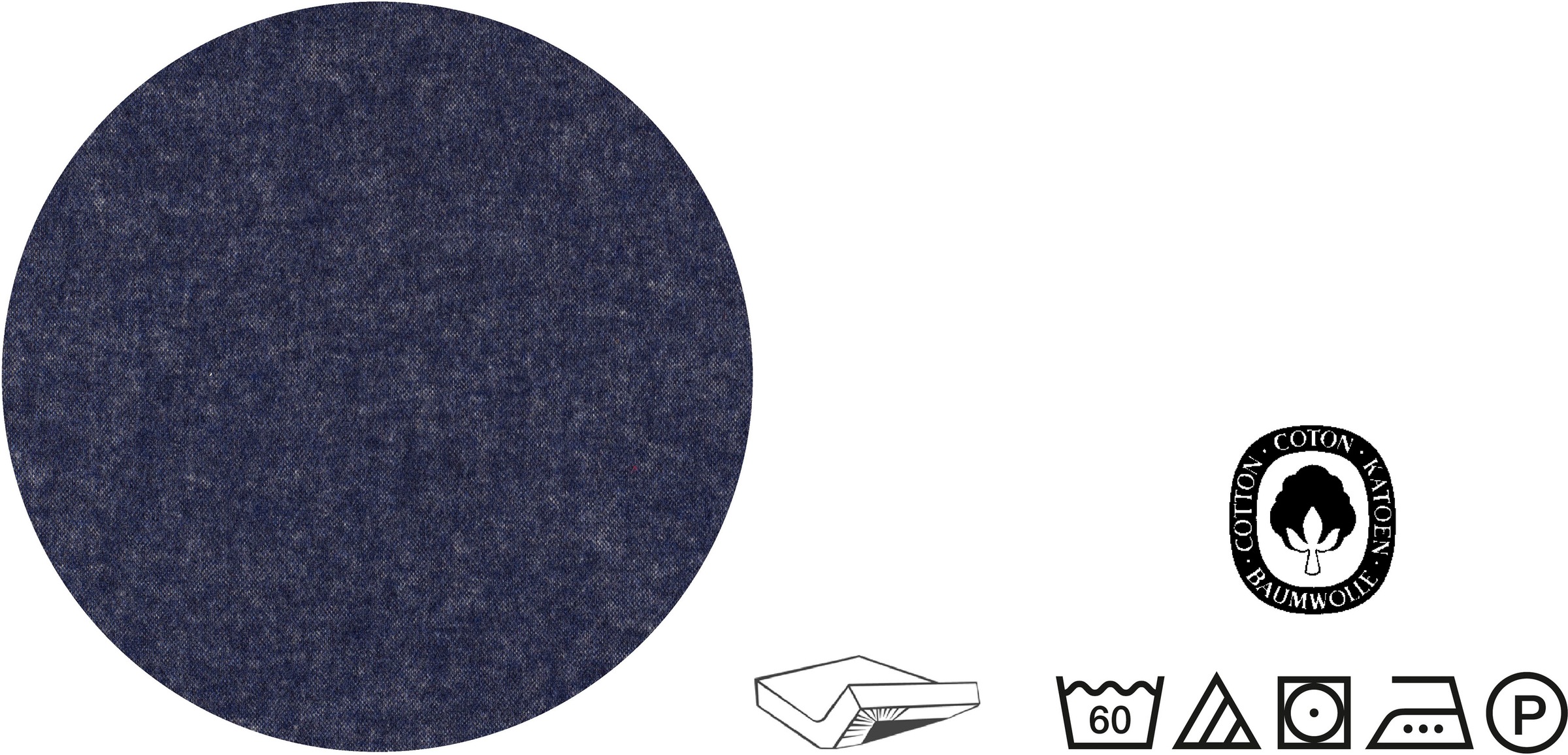 Biberna Spannbettlaken »Hermal Biber, Melange-Optik, in Gr. 90x200, 140x200 oder 180x200 cm«, 100% Baumwolle, weich + warm, Matratzenhöhe bis 22 cm, Made in Germany