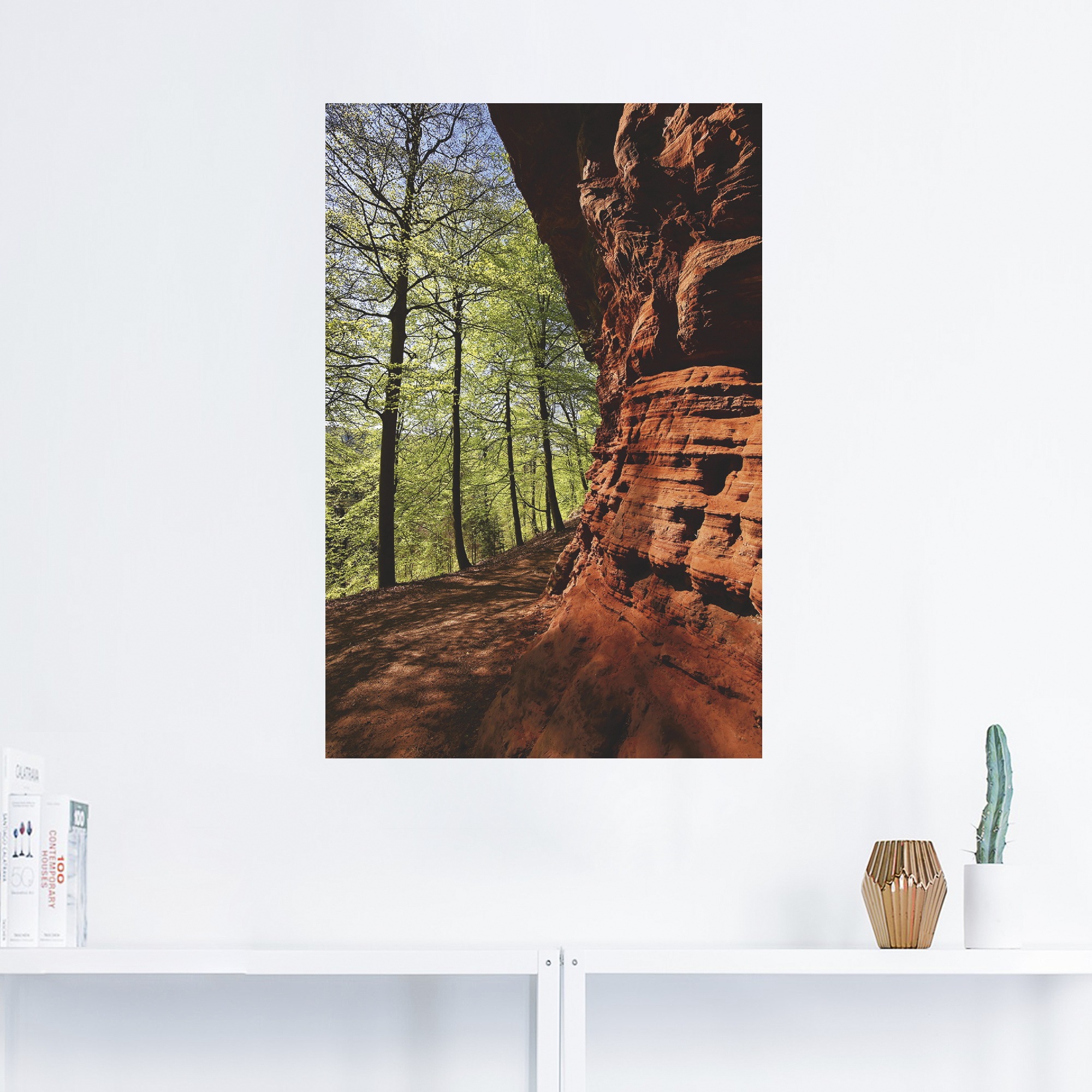 Artland Wandbild »Altschlossfelsen II«, Felsen, (1 St.), als Alubild, Leinwandbild, Wandaufkleber oder Poster in versch. Größen