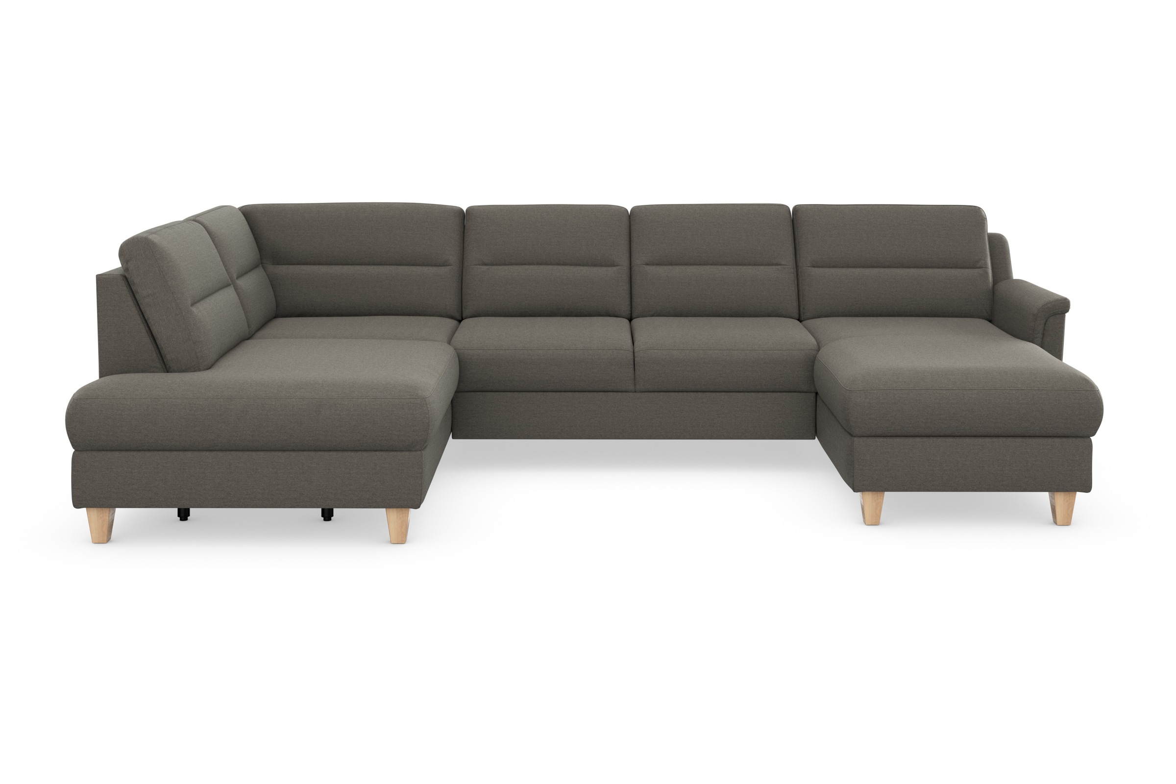 sit&more Wohnlandschaft »Farö U-Form«, inklusive Federkern, wahlweise mit Bettfunktion und Bettkasten
