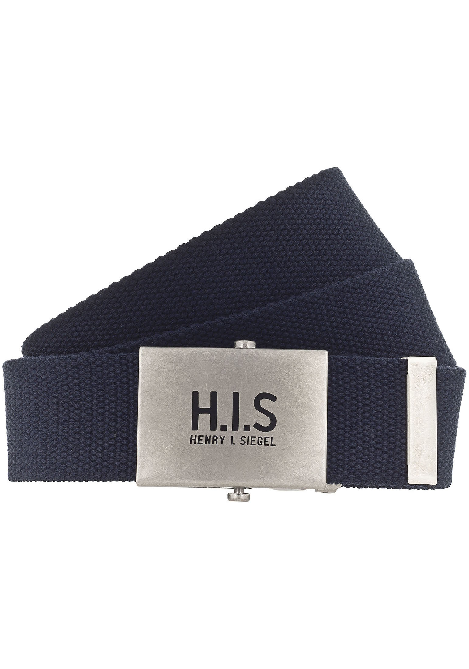 H.I.S Stoffgürtel, Bandgürtel mit H.I.S Logo auf der Koppelschließe online  kaufen