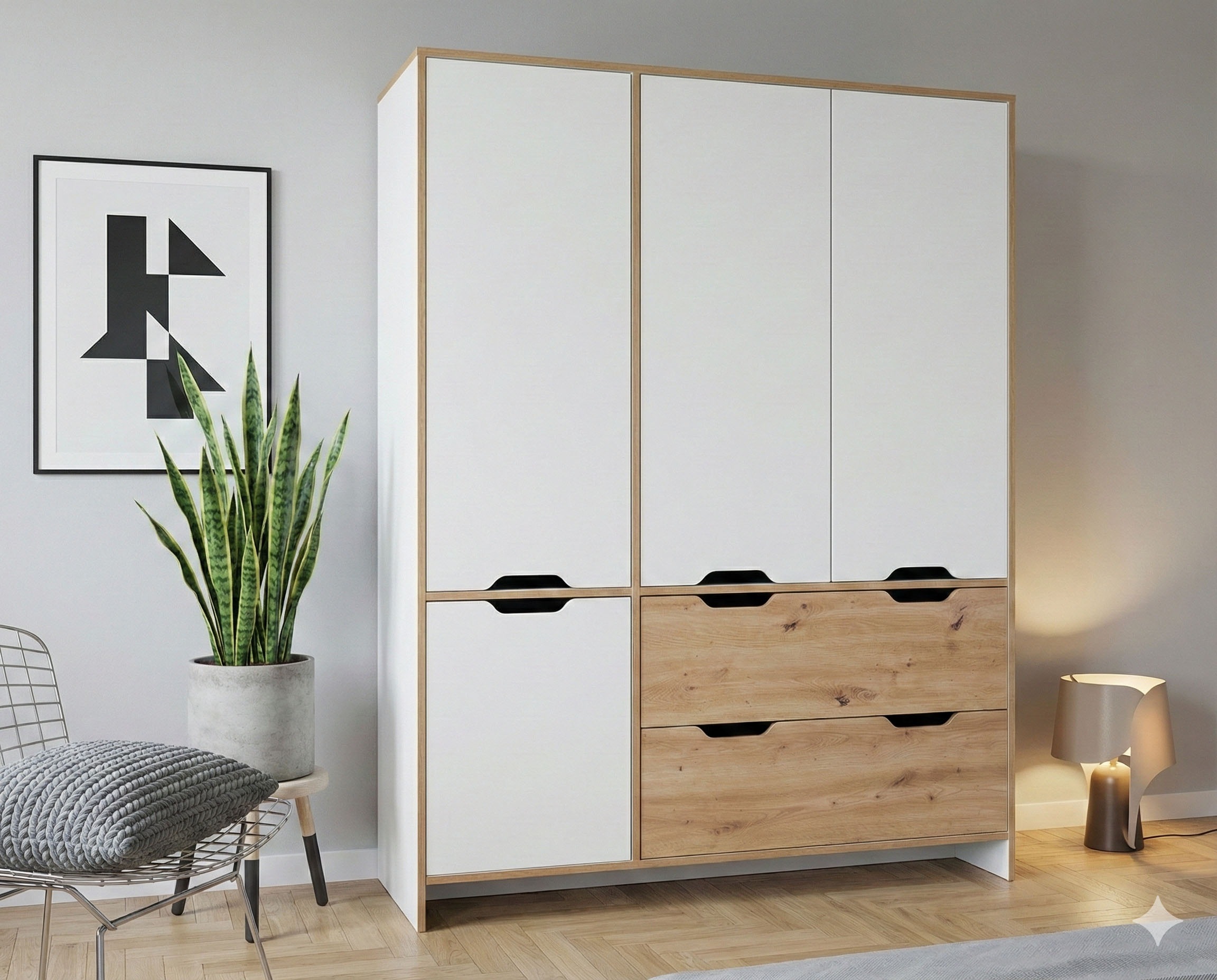 arthur berndt Kinderkleiderschrank »Kleiderschrank »Maxim« 4-türig«