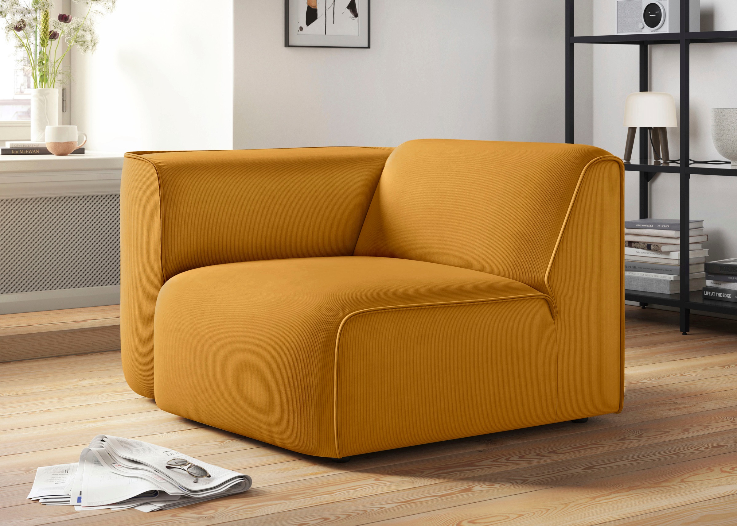 RAUM.ID Sessel »Merid Sofa-Eckelement, Maße B/T/H: 109/97/46 cm«, als Modul günstig online kaufen