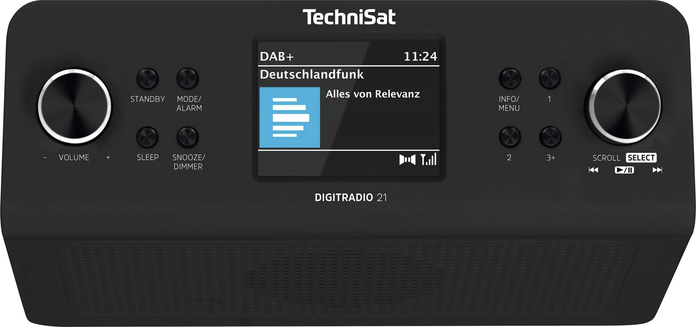 TechniSat Küchen-Radio »DIGITRADIO 21«, (A2DP Bluetooth-AVRCP Bluetooth Digitalradio (DAB+)-UKW mit RDS 2 W), Unterbau-Radio,Küchen-Radio