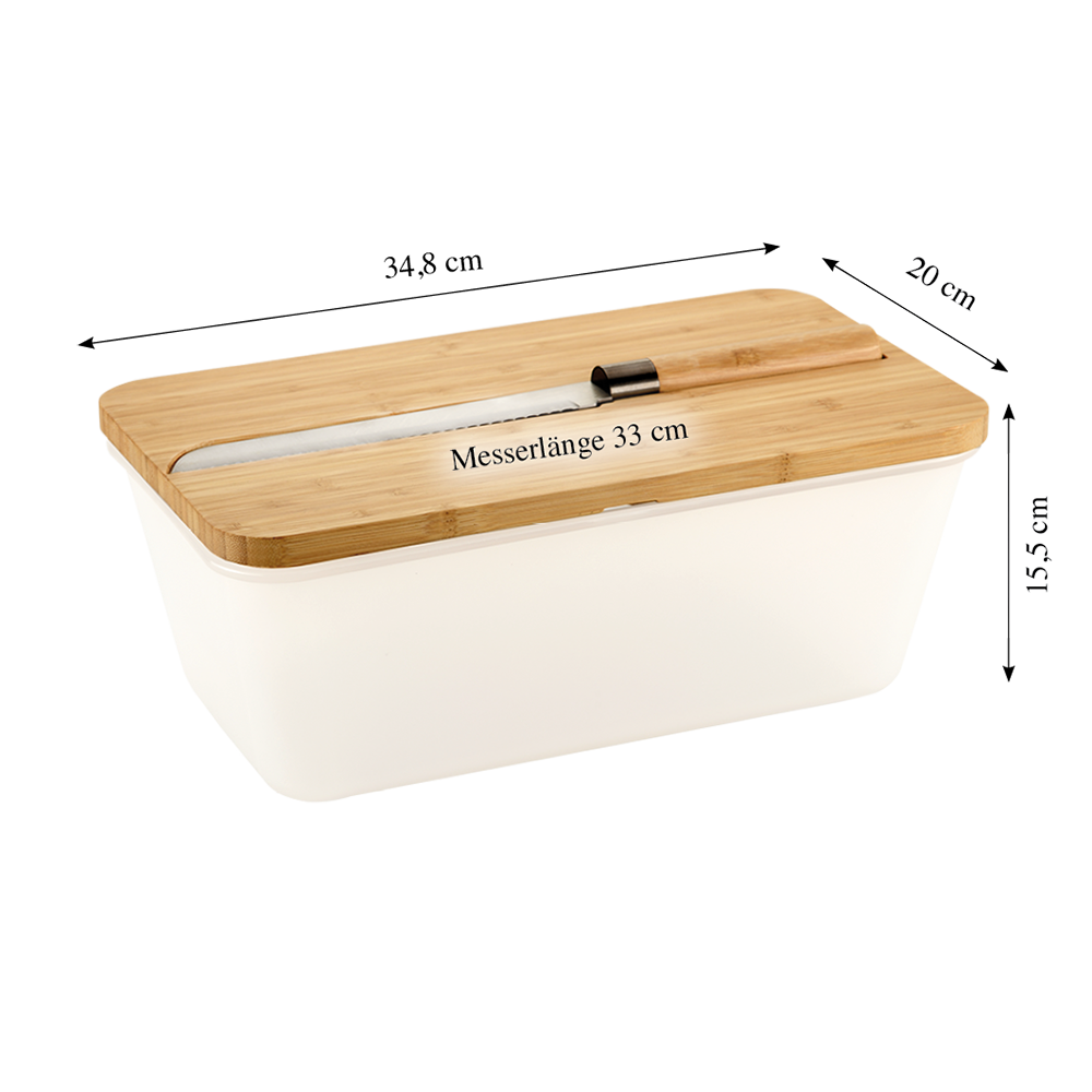 KESPER® Brotkasten »Brotbox« inkl. integriertem Brotmesser