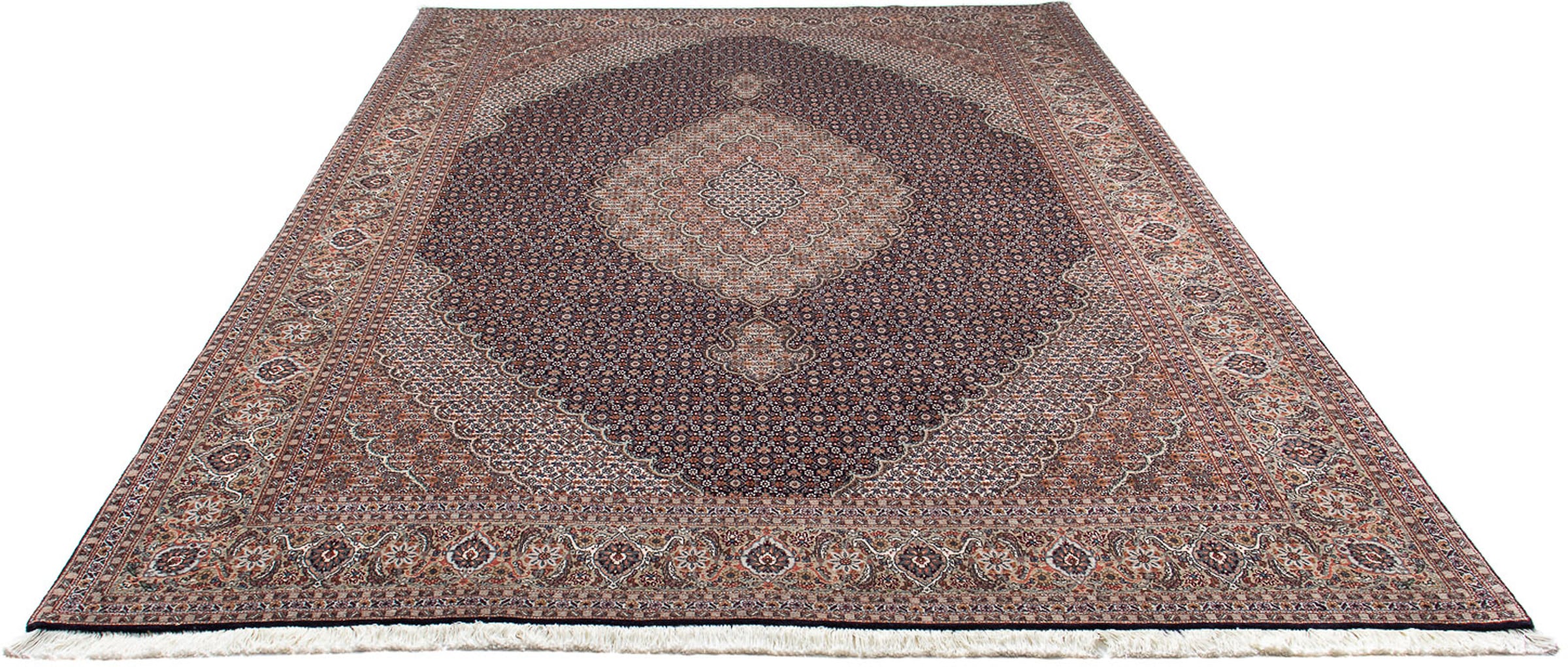 morgenland Orientteppich »Perser - Täbriz - 296 x 207 cm - dunkelblau«, rec günstig online kaufen