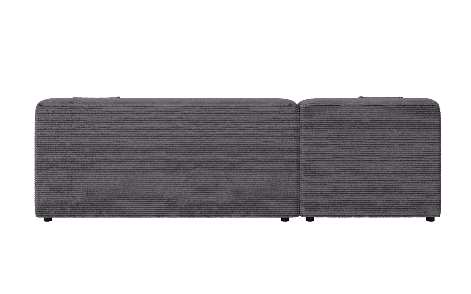 Home affaire Ecksofa »LILLIANA Designsofa, L-Form mit Recamiere rechts/links bestellbar« L-Form mit Wellenunterfederung, Maße B/T/H: 256/160/76 cm