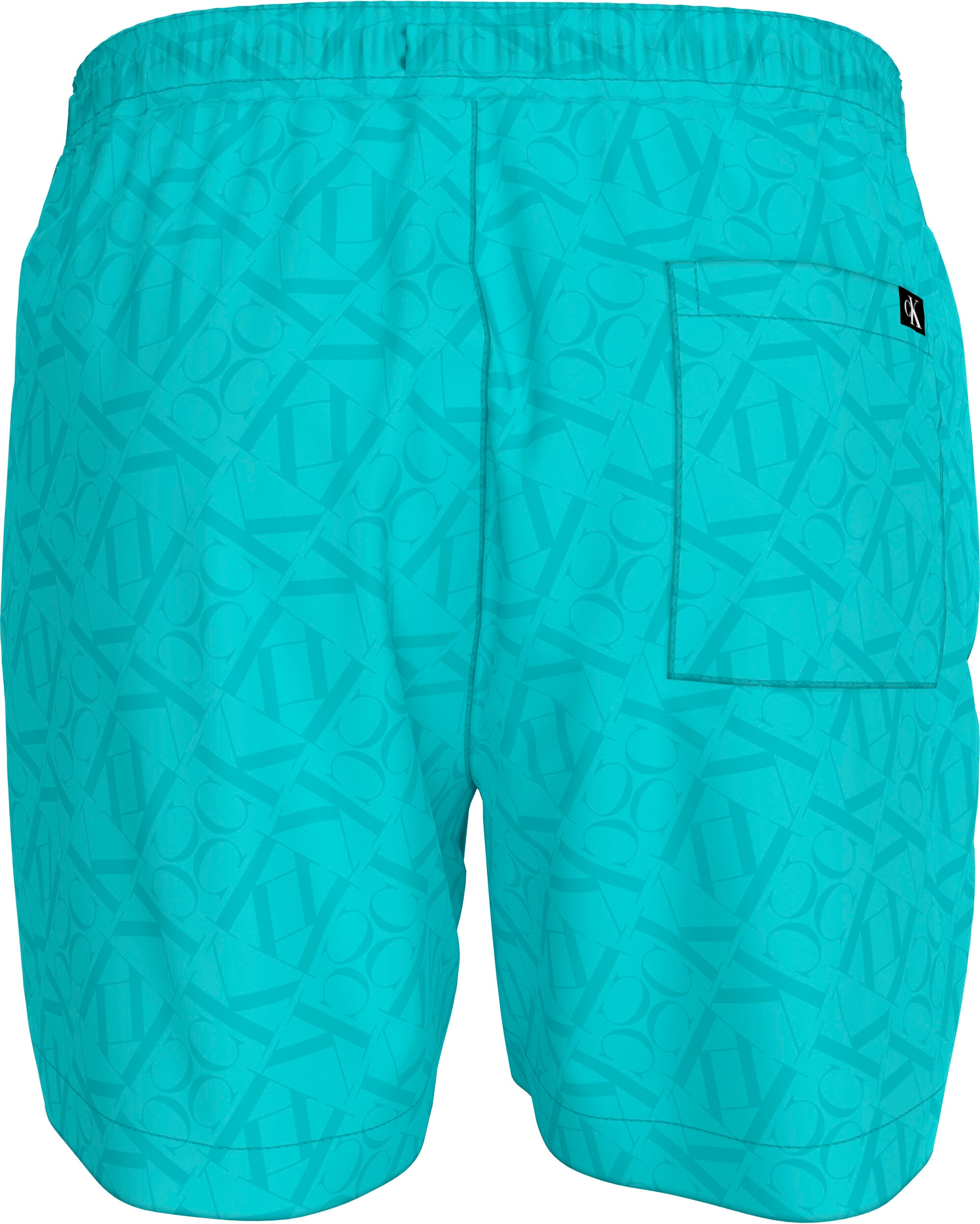 2. Bild von Calvin Klein Swimwear Badeshorts »MEDIUM DRAWSTRING-PRINT«, mit Allover-Logodruck