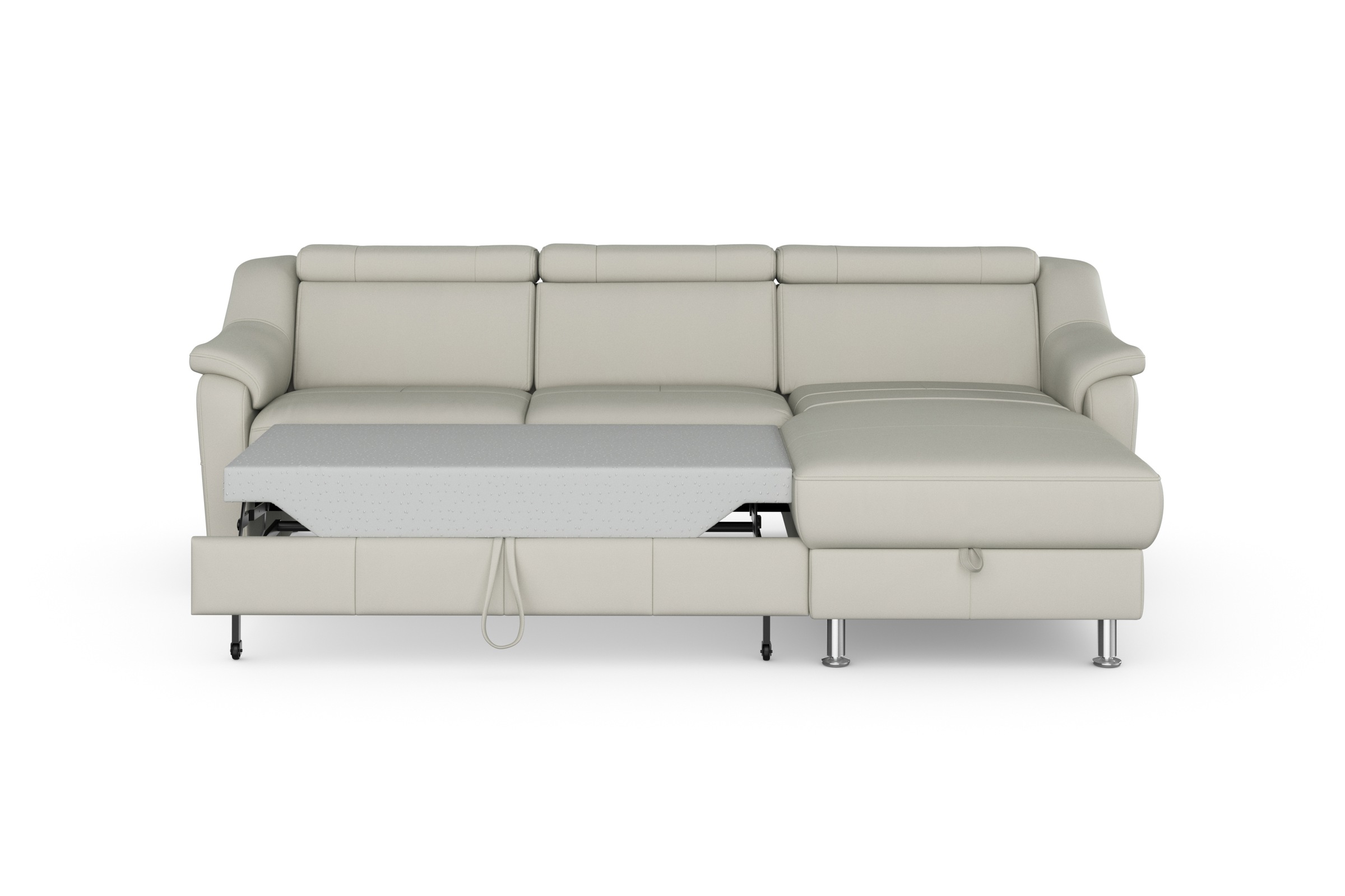 sit&more Ecksofa »Freetown L-Form«, inklusive Kopfteilverstellung und komfortablem Federkern