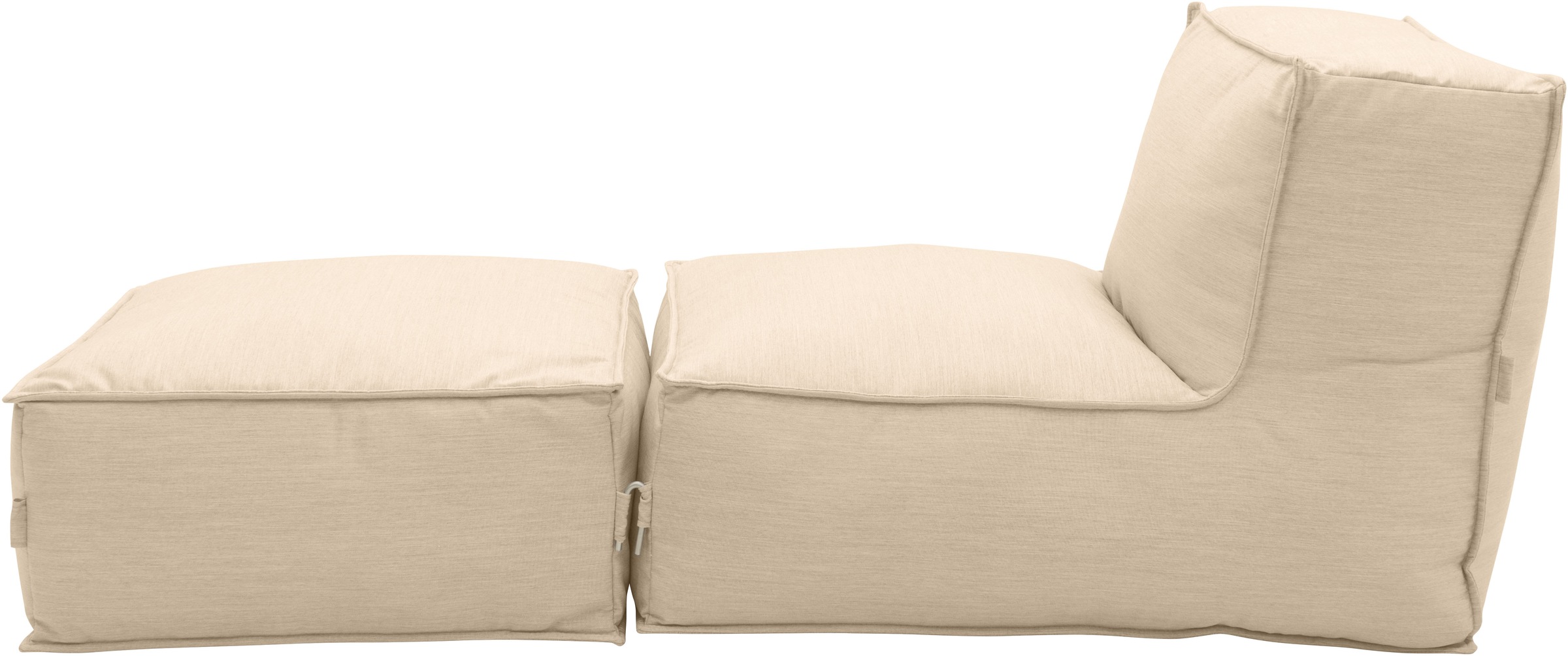 DOMO collection Sofaelement »Fiu: einfach aufblasbar,  für Camping, Garten, Terrasse, Balkon« wetterfester Outdoor Sessel  75/115/73 cm, klein verstaubar