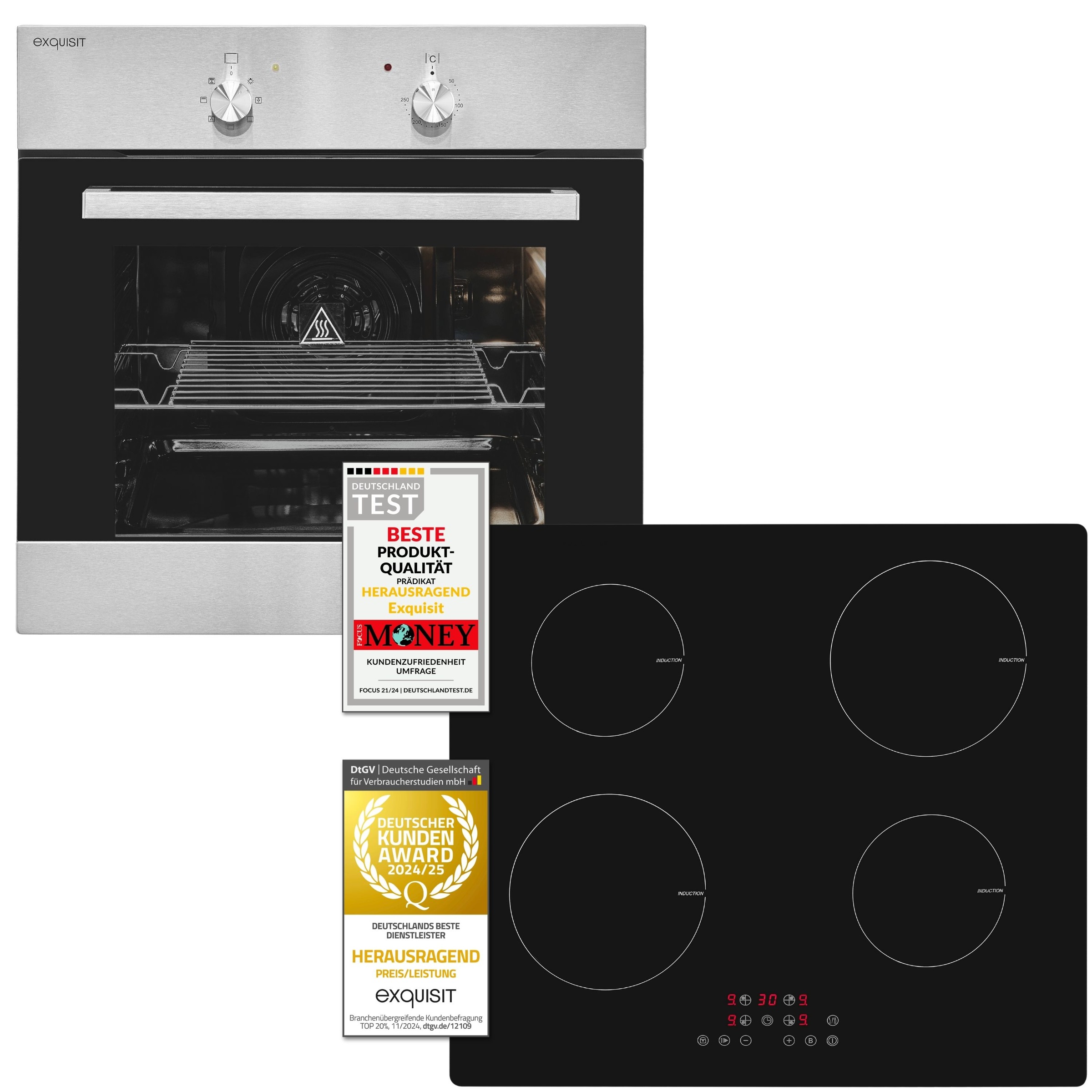 exquisit Backofen-Set »BAKO555600U«, Kühlventilator