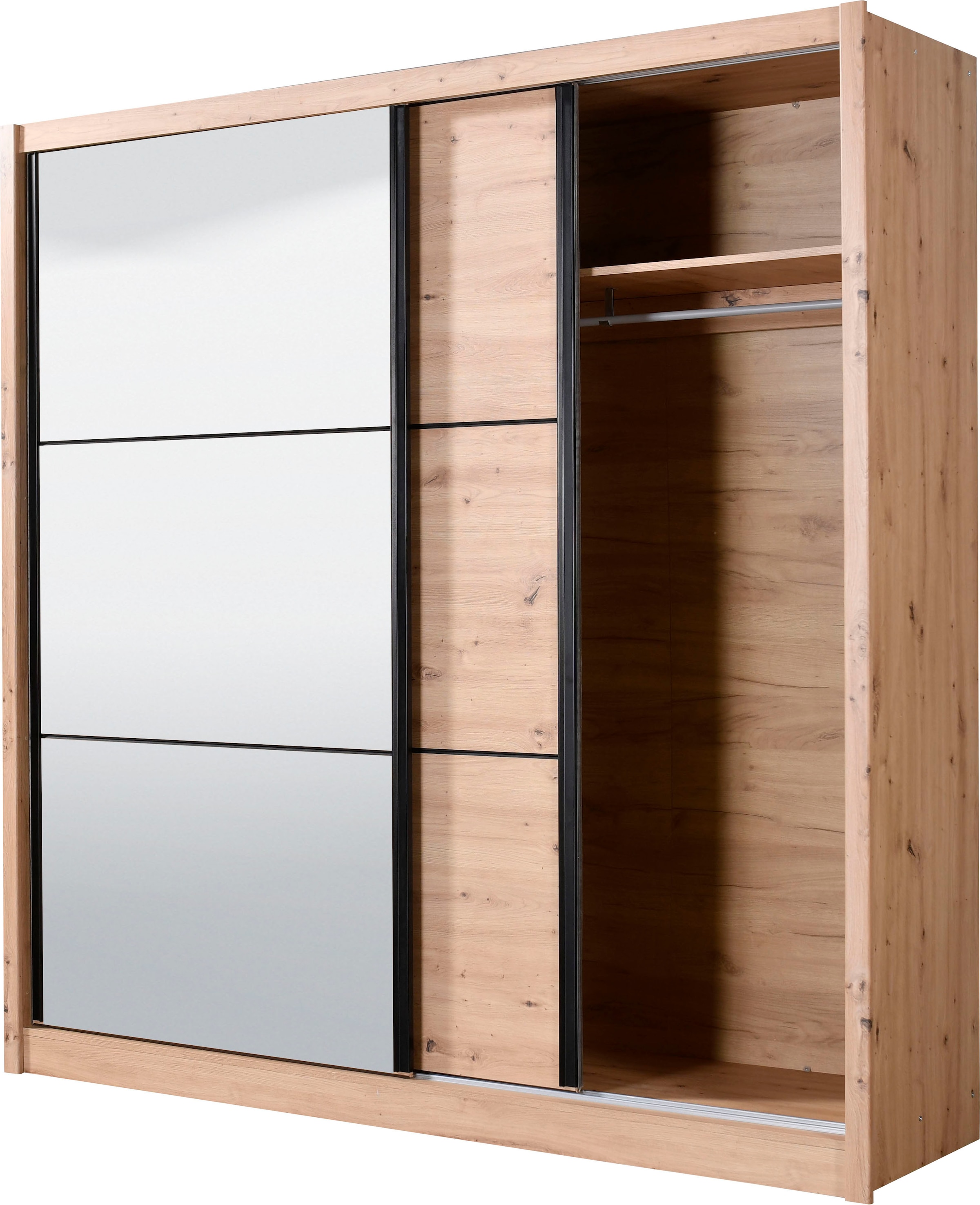 »Navara«, zusätzlichen und Einlegeböden kaufen mit online INOSIGN Schwebetürenschrank Spiegel