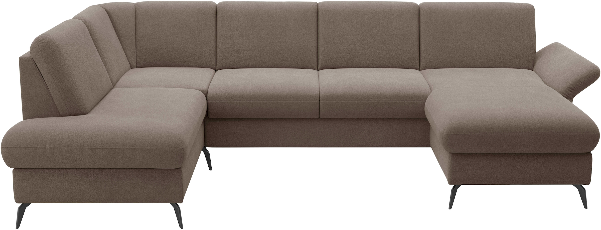 Home affaire Wohnlandschaft »Rochelle«, optional: Armteilverstellung, klappbar, Bettkasen