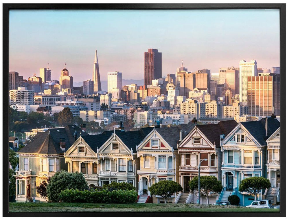 Wall-Art Poster »Skyline San Francisco«, Städte, (1 St.), Poster ohne Bilde günstig online kaufen