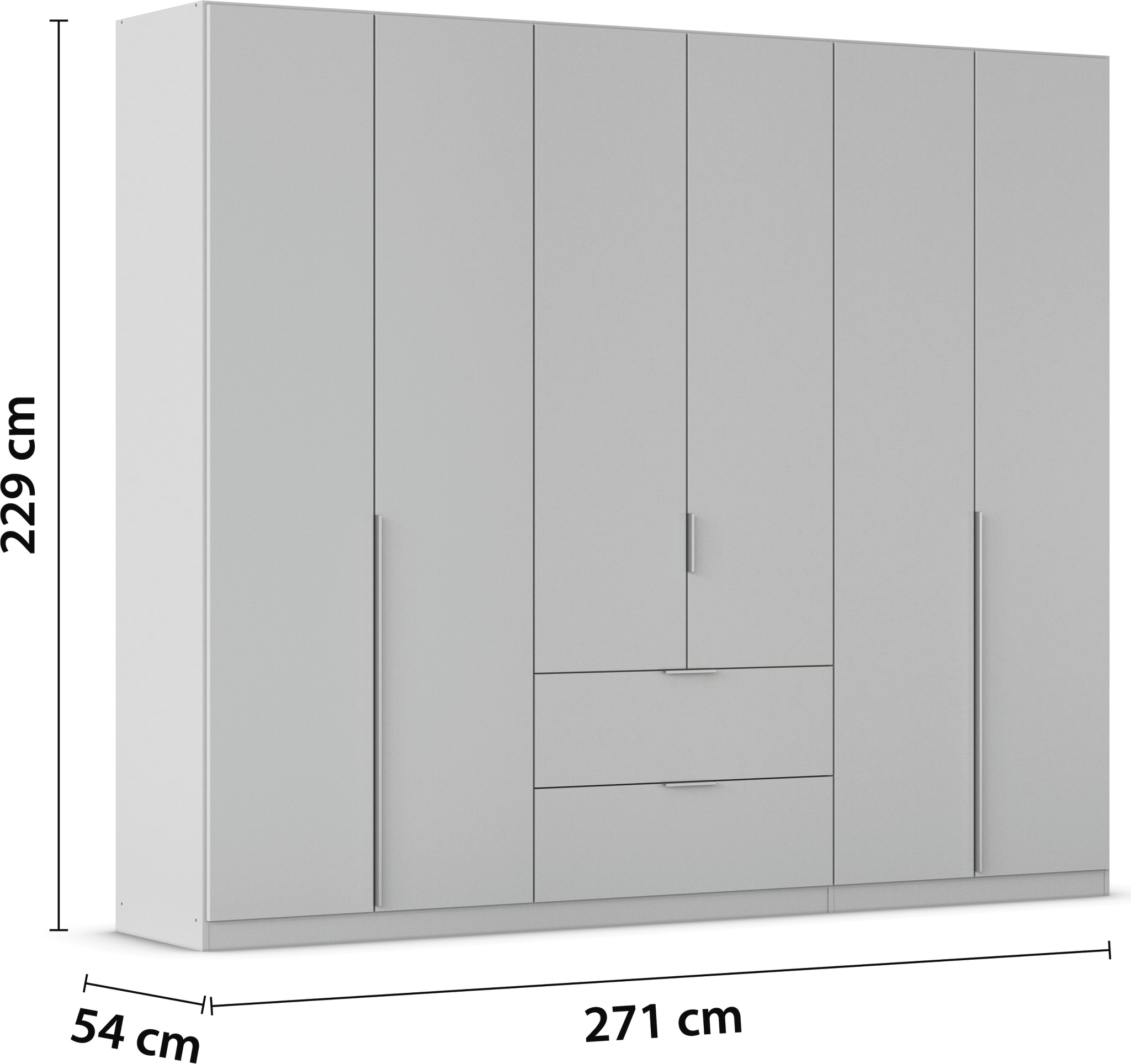 rauch Drehtürenschrank »Kleiderschrank Schrank Garderobe AGORDO mit Dekor- oder Hochglanzfront«, (in zwei Griff-Farben mit Dekor- oder Hochglanzfront), mit Außenschubkästen, in 6 Breiten und 2 Höhen MADE IN GERMANY