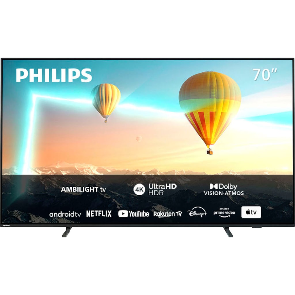 Philips LED-Fernseher »70PUS8007/12«, 177 cm/70 Zoll, 4K Ultra HD, Android TV-Smart-TV