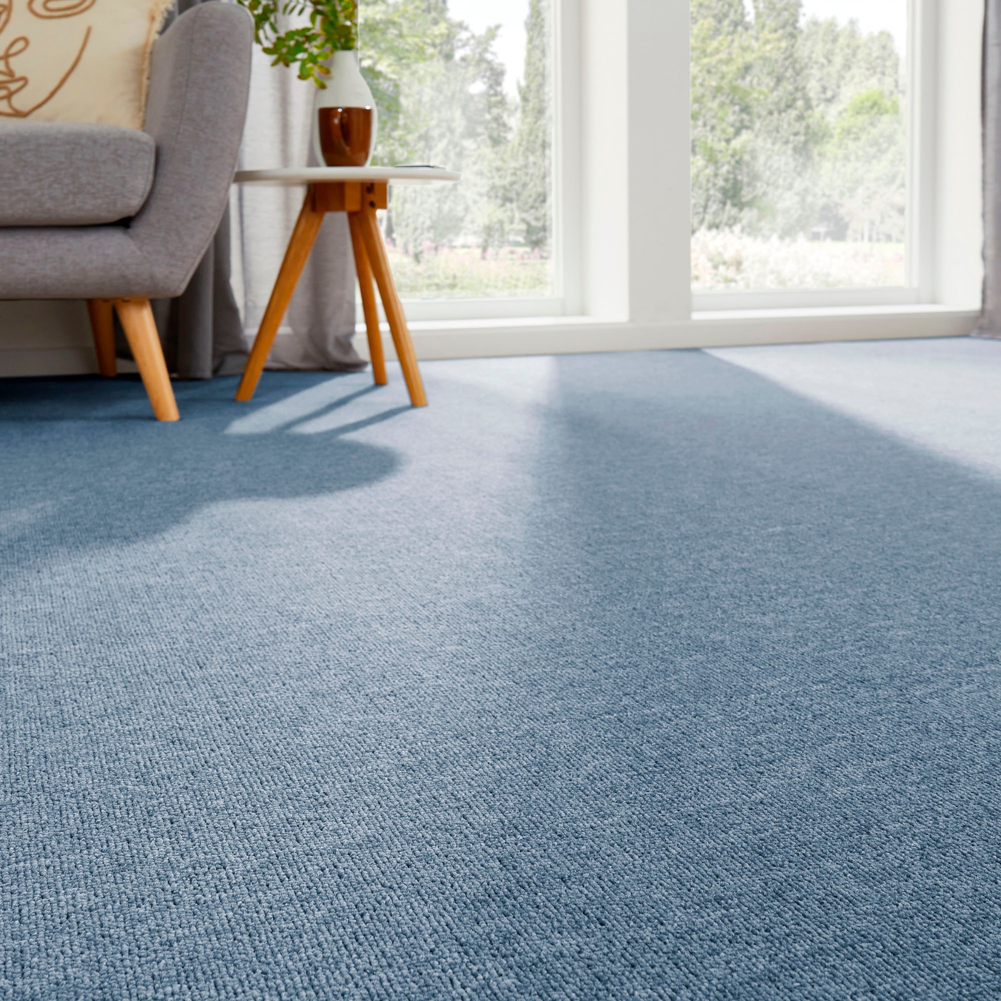 Andiamo Teppichboden »Bob, Feinschlinge, Made in Netherlands«, rechteckig, günstig online kaufen
