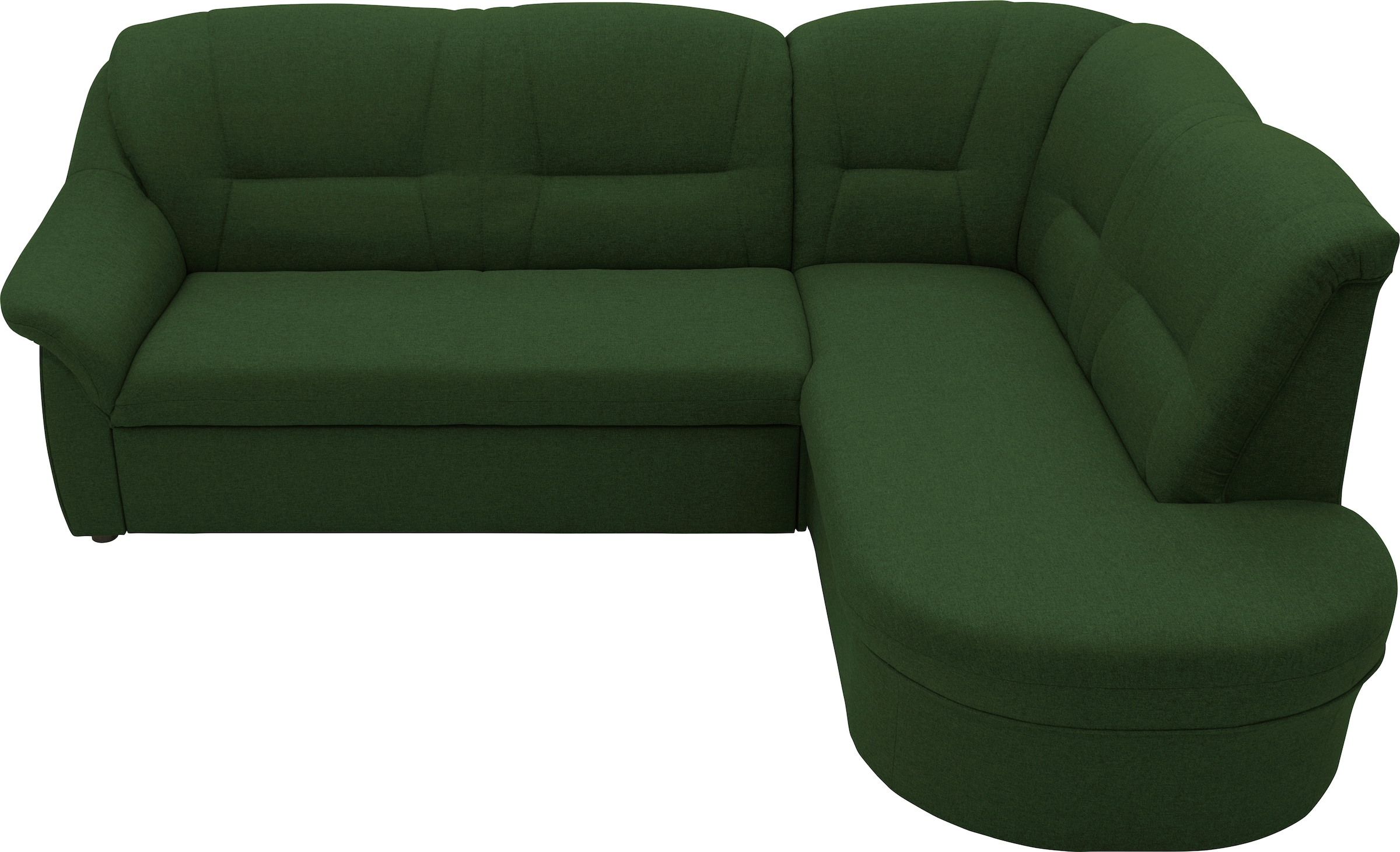 DOMO collection Ecksofa »Faenza für kleine Räume, Stellmaße 232,176cm, komfortabel, L-Form«, mit Ottomane, zeitlos, elegante Armlehnen, wahlweise mit Bettfunktion