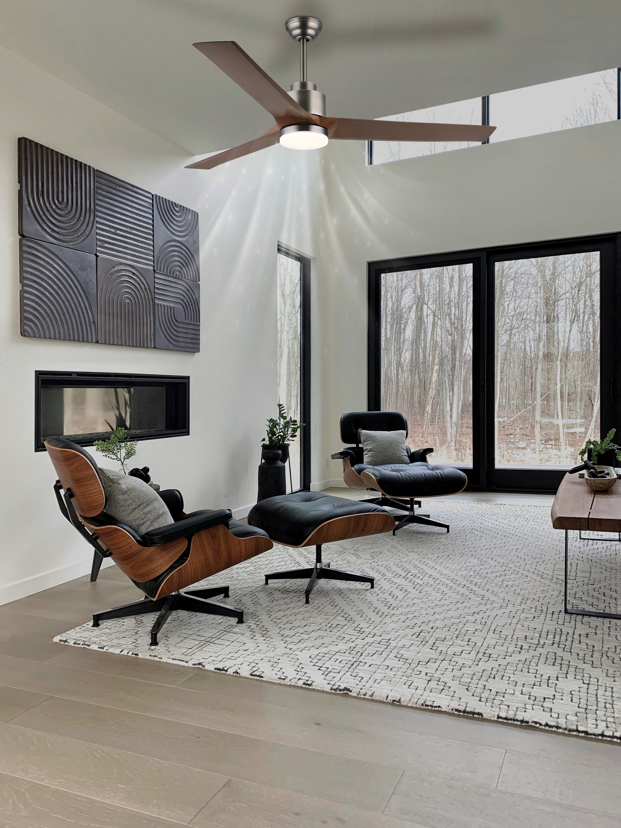 GLOBO LIGHTING Deckenleuchte »MODESTO« LED-Modul 1 Stk. warmweiß - kaltweiß günstig online kaufen