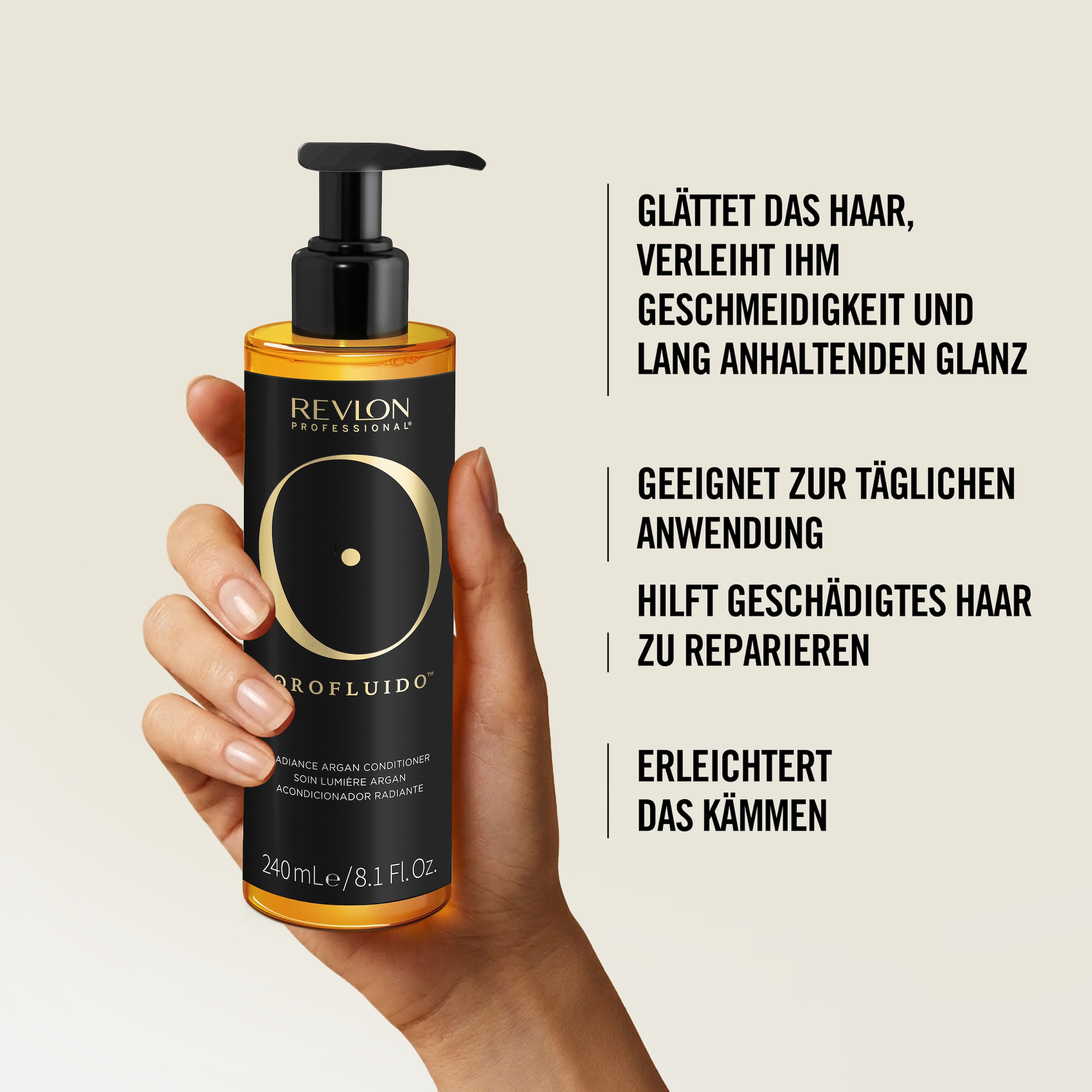 REVLON PROFESSIONAL Haarspülung »OROFLUIDO RADIANCE ARGAN CONDITIONER« Vegan