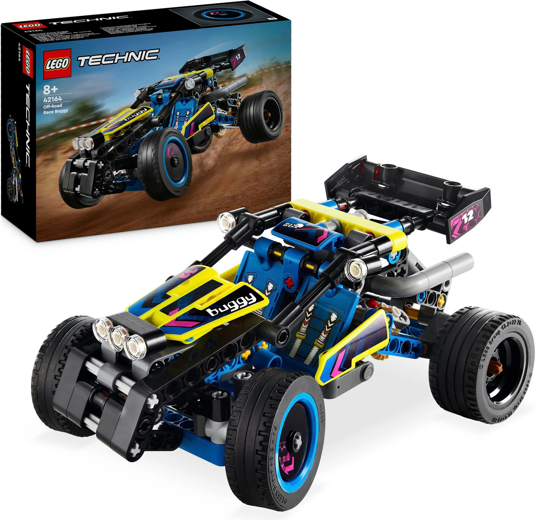 Konstruktionsspielsteine »Offroad Rennbuggy (42164), LEGO Technic«, (219 St.), Made in...