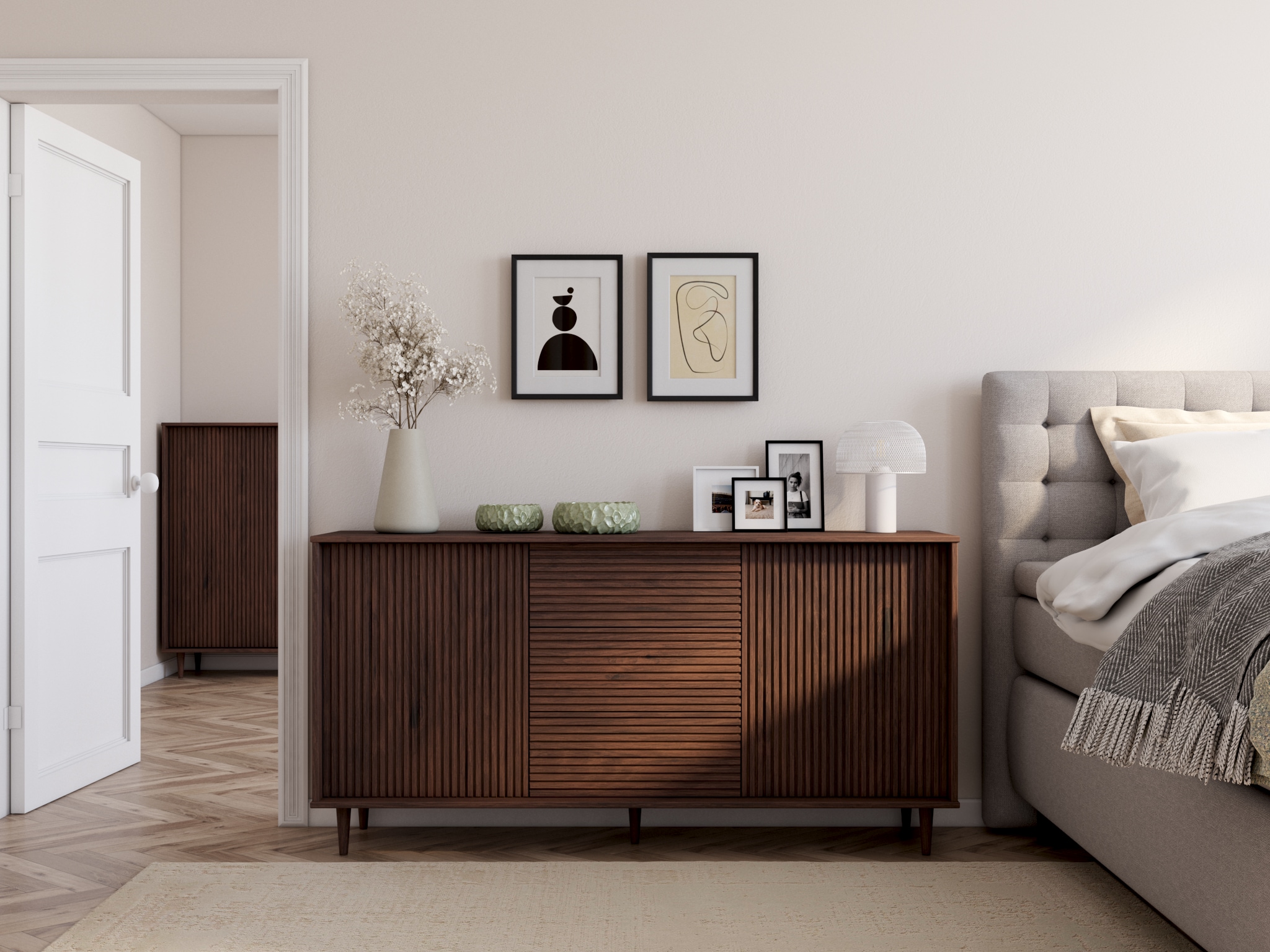 andas Tischvase »Nilsby« Dekovase, aus Aluminium, Höhe ca. 27 cm