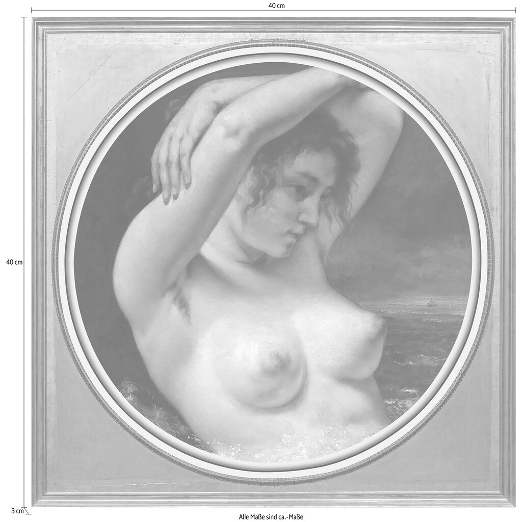 queence Acrylglasbild »Aktzeichnung I«