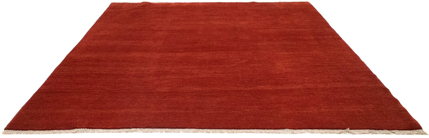 morgenland Wollteppich »Gabbeh auf handgeknüpft Rechnung rechteckig, Teppich kaufen handgeknüpft rot«
