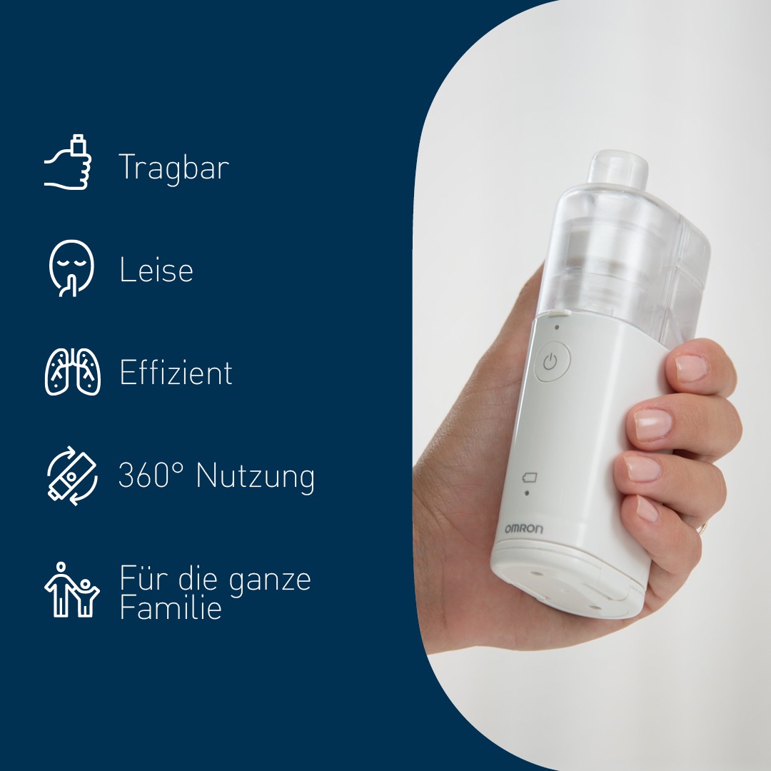 Omron Inhalationsgerät »NE-U100-E«, Tascheninhalator