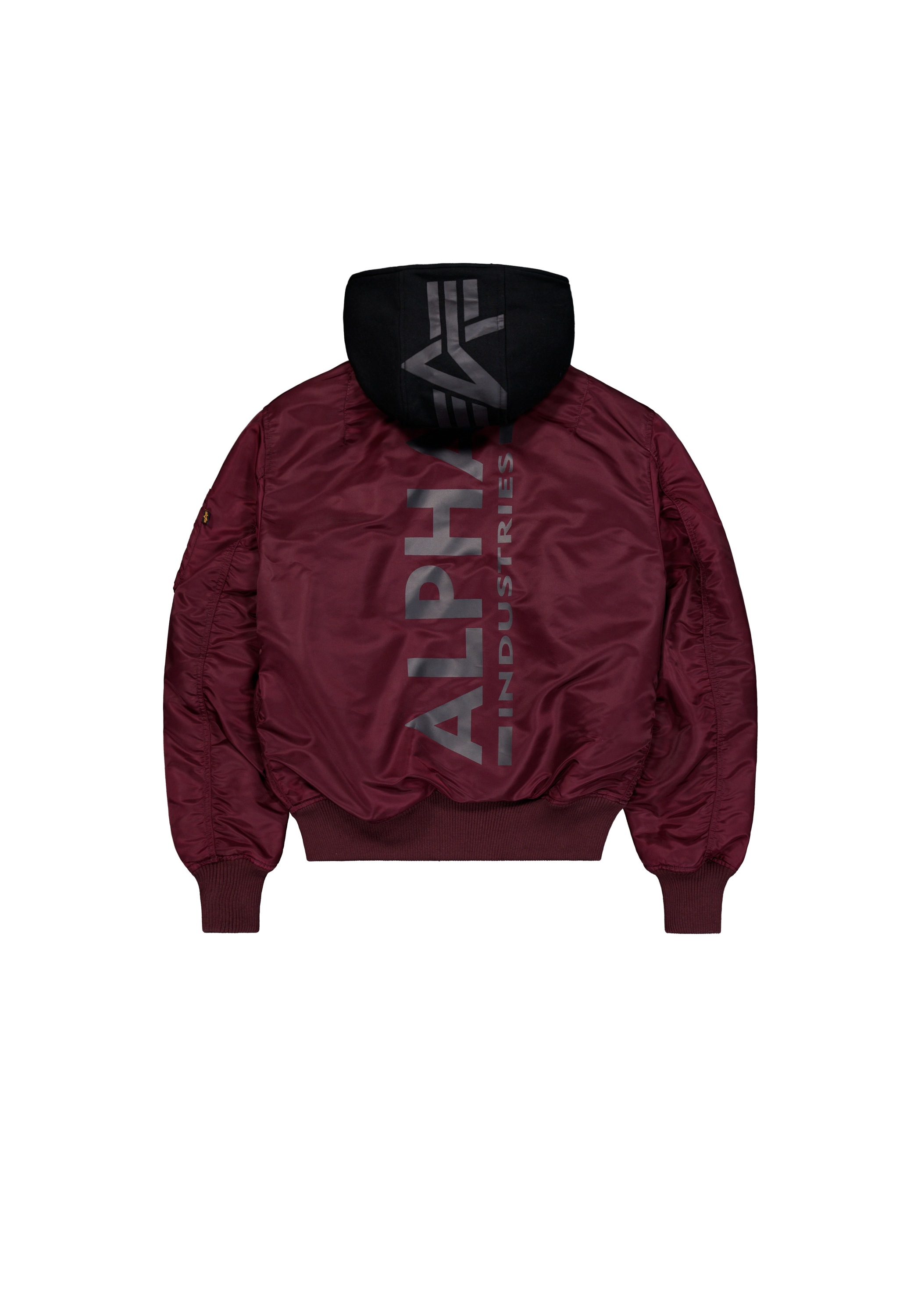 Alpha Industries Bomberjacke »Alpha Industries Men - Bomber Jackets MA-1 Zip Hood Backprint«