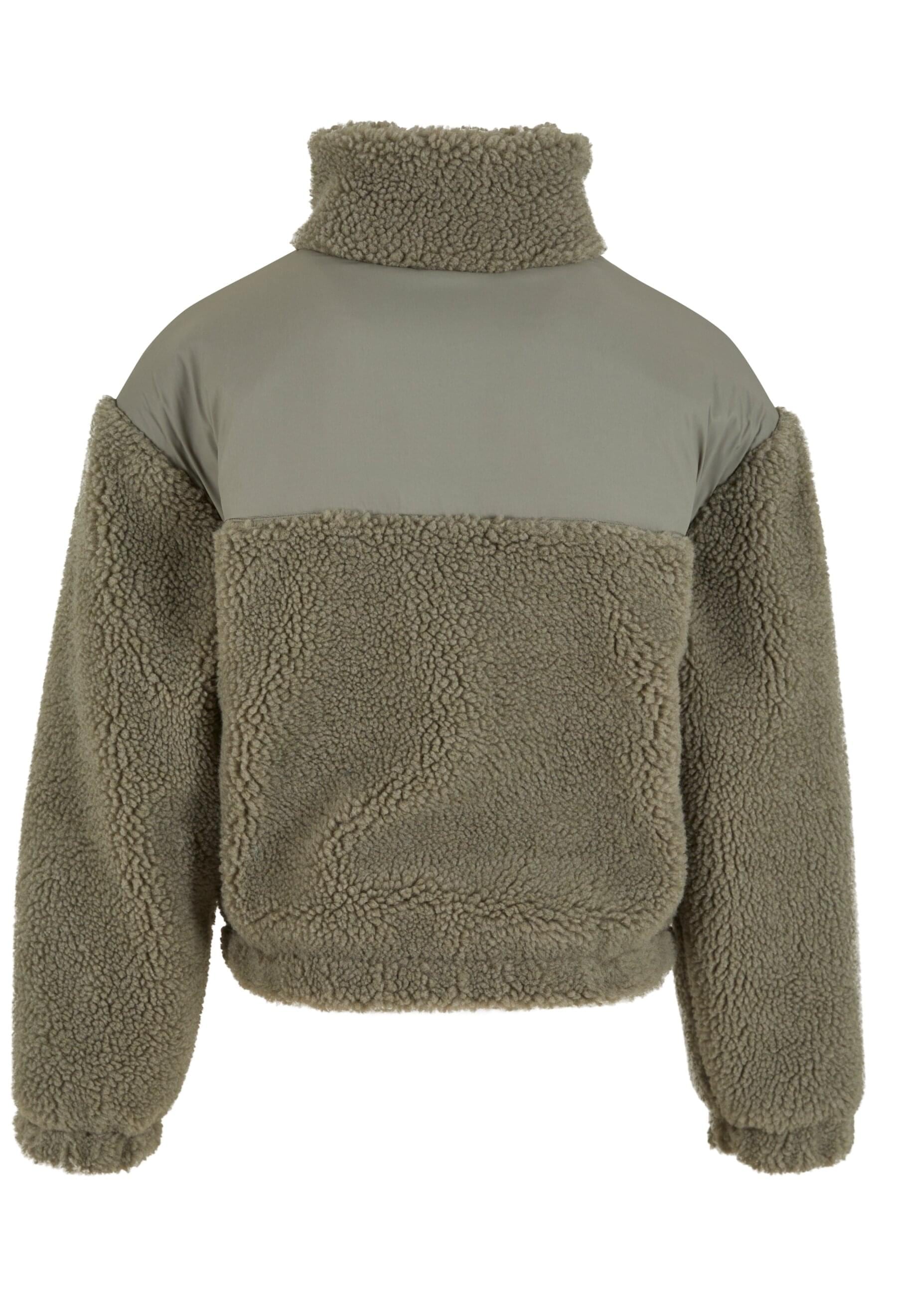 URBAN CLASSICS Winterjacke »Urban Classics Girls Sherpa Mix Jacket« 1 Stk. tlg. ohne Kapuze