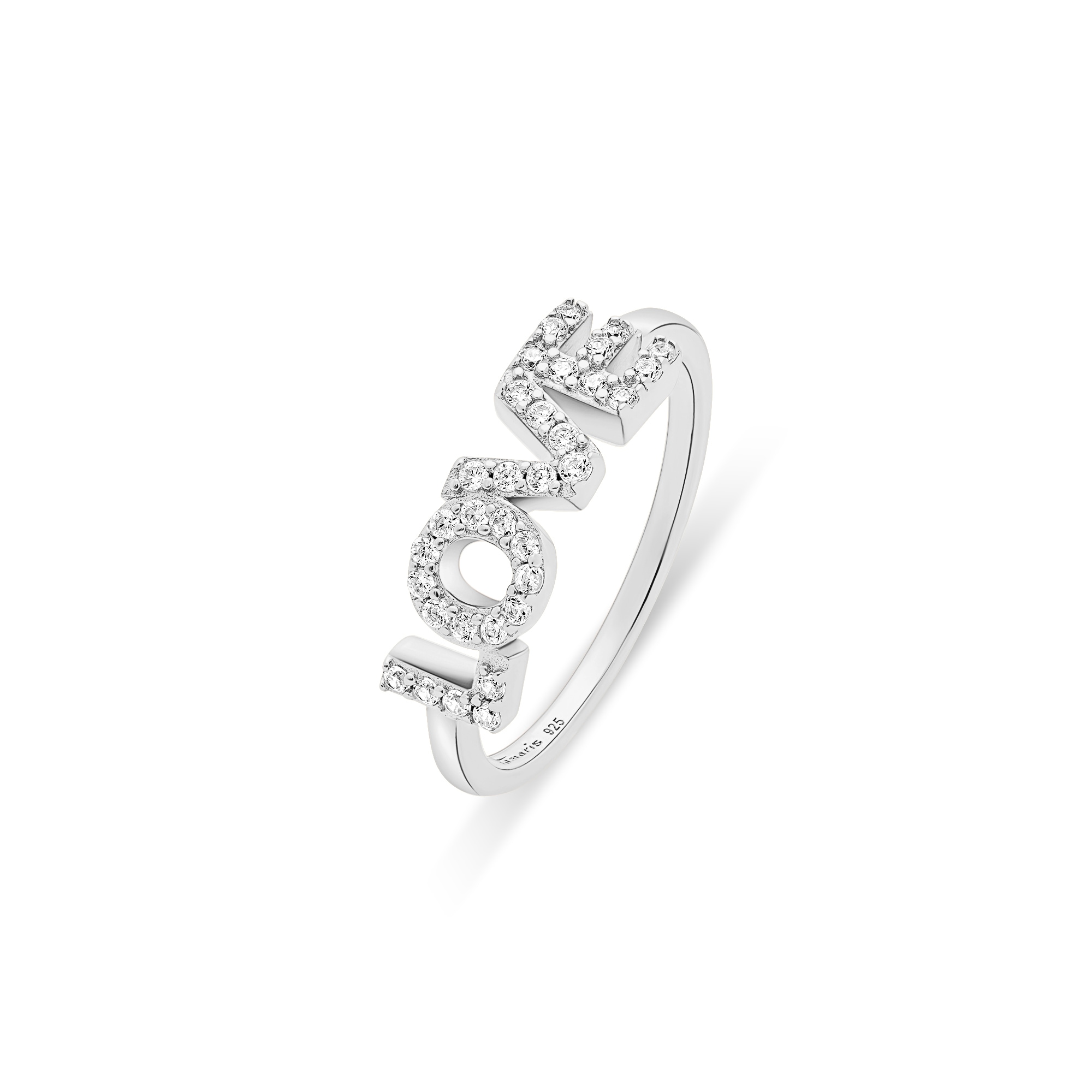 Tamaris Fingerring »Schmuck Geschenk Ring Love« mit Zirkonia (synth.)