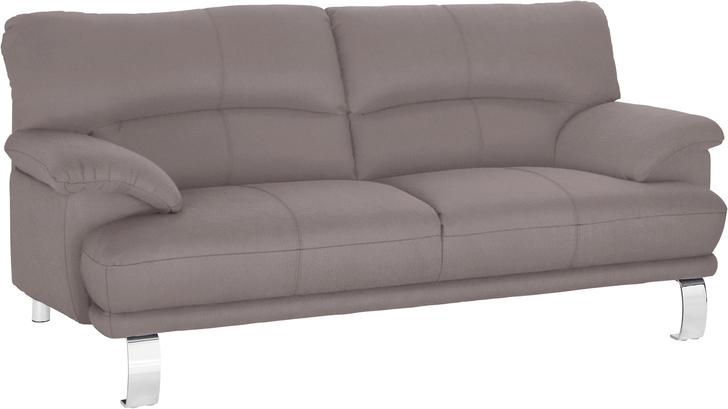 TRENDMANUFAKTUR 3-Sitzer »Cecilia II, mit italienischem Design, tollen Details« mit tollem Sitzkomfort und Designfuß