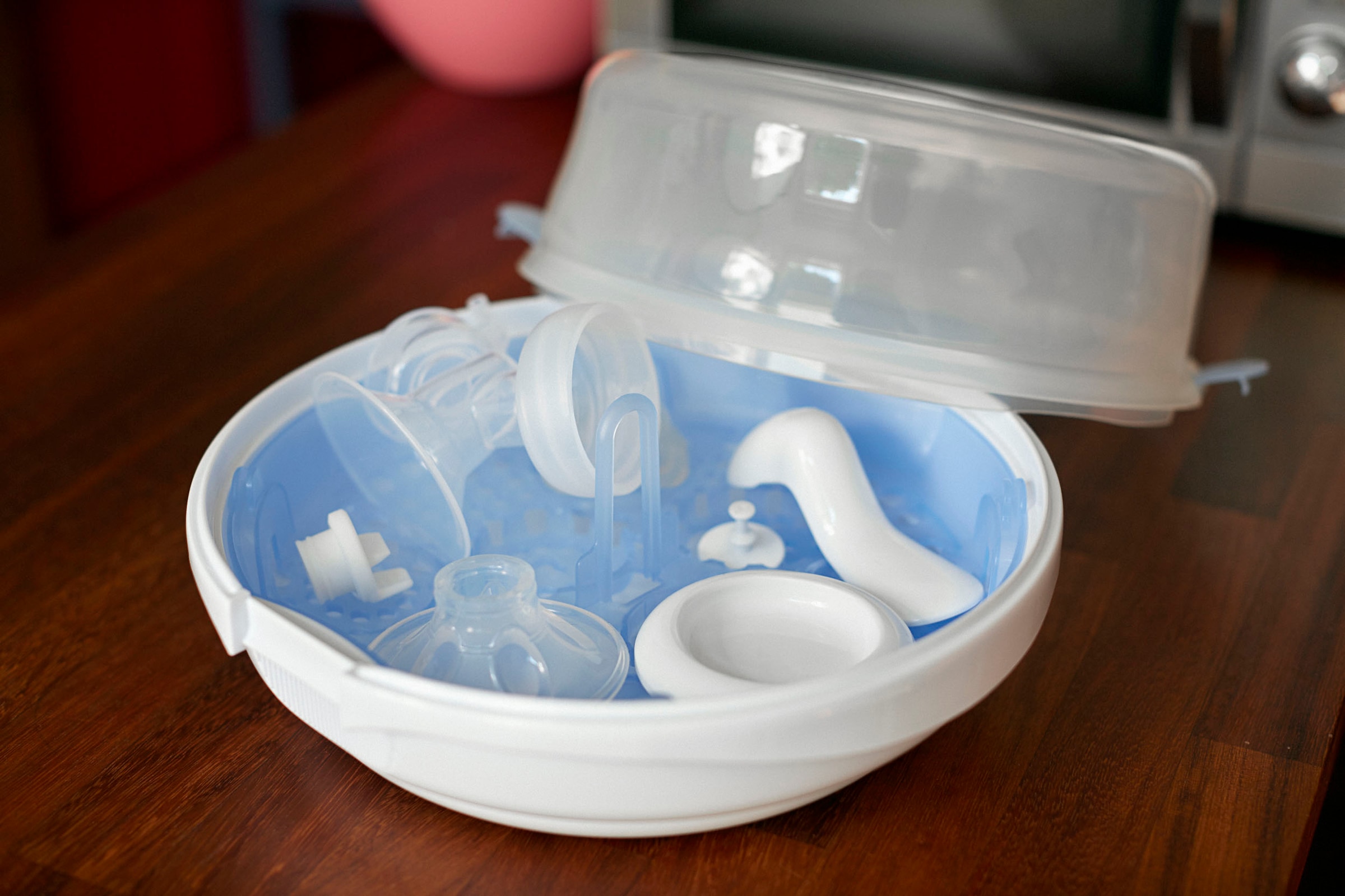 Philips AVENT Mikrowellen-Dampfsterilisator »SCF281/02«, fasst 4 Philips Avent Flaschen, sterilisiert in 2 Minuten
