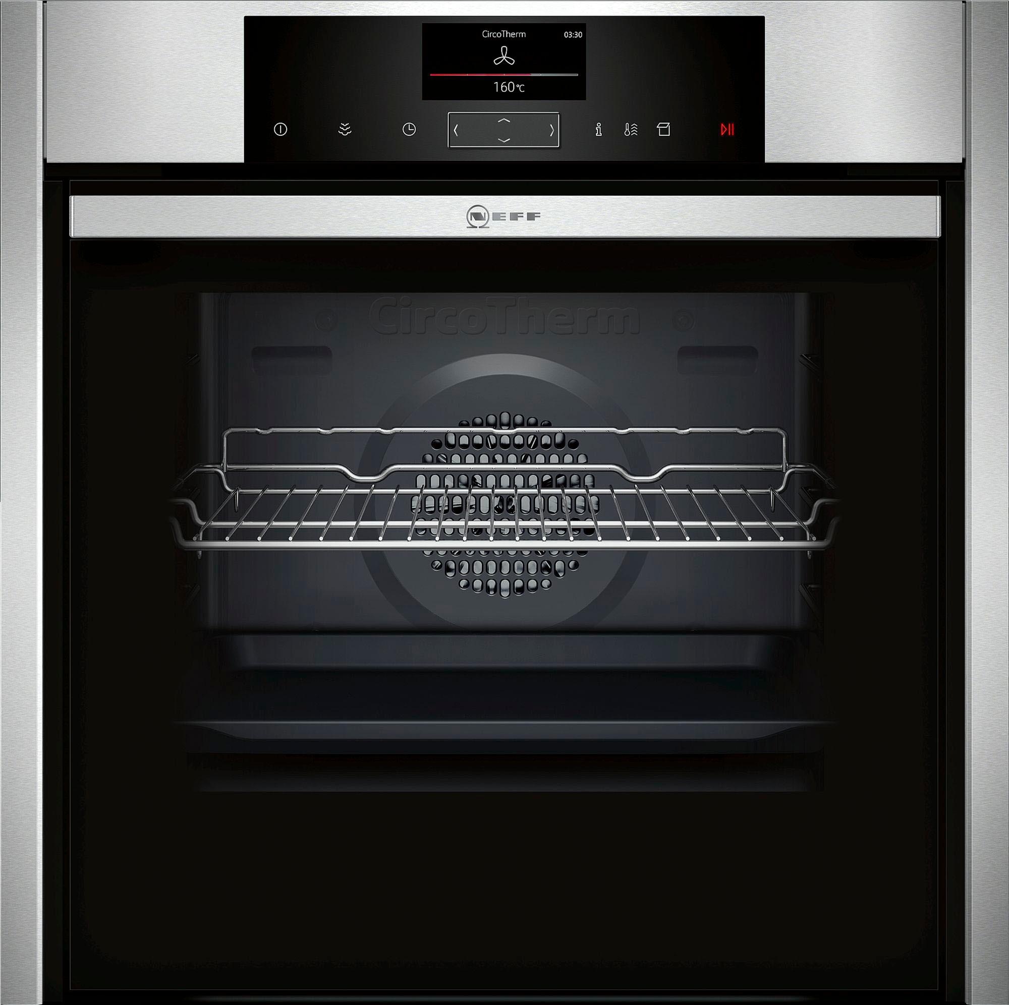 NEFF Dampfbackofen N 90 »B45FS24N0«, mit Vollauszug, easyClean, mit Slide&Hide®