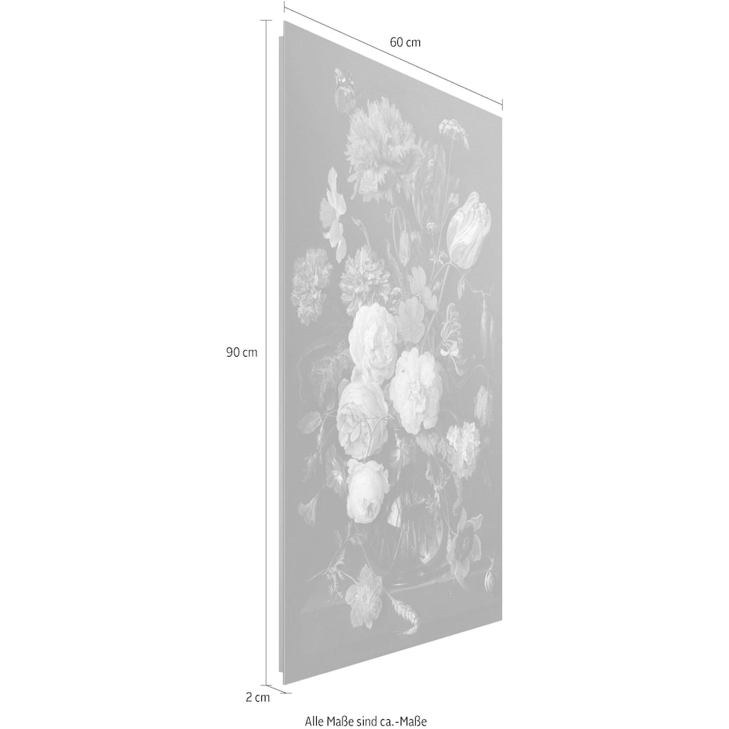 Home affaire Deco-Panel »Stilleben Blumen in Vase Jan Davidsz de Heem«