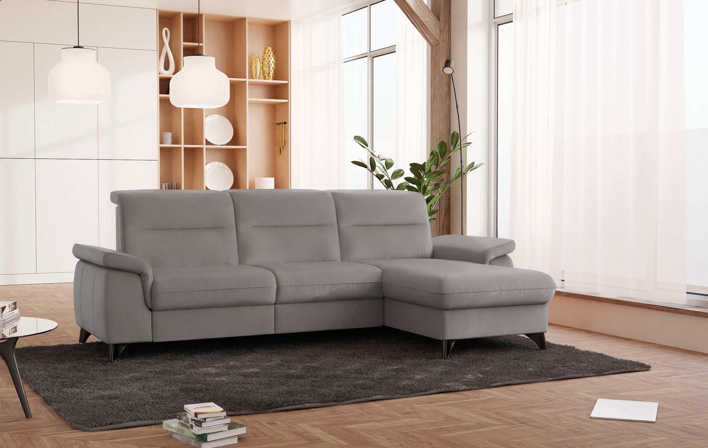 sit&more Ecksofa »Astoria L-Form«, wahlweise mit motorischer Relaxfunktion günstig online kaufen