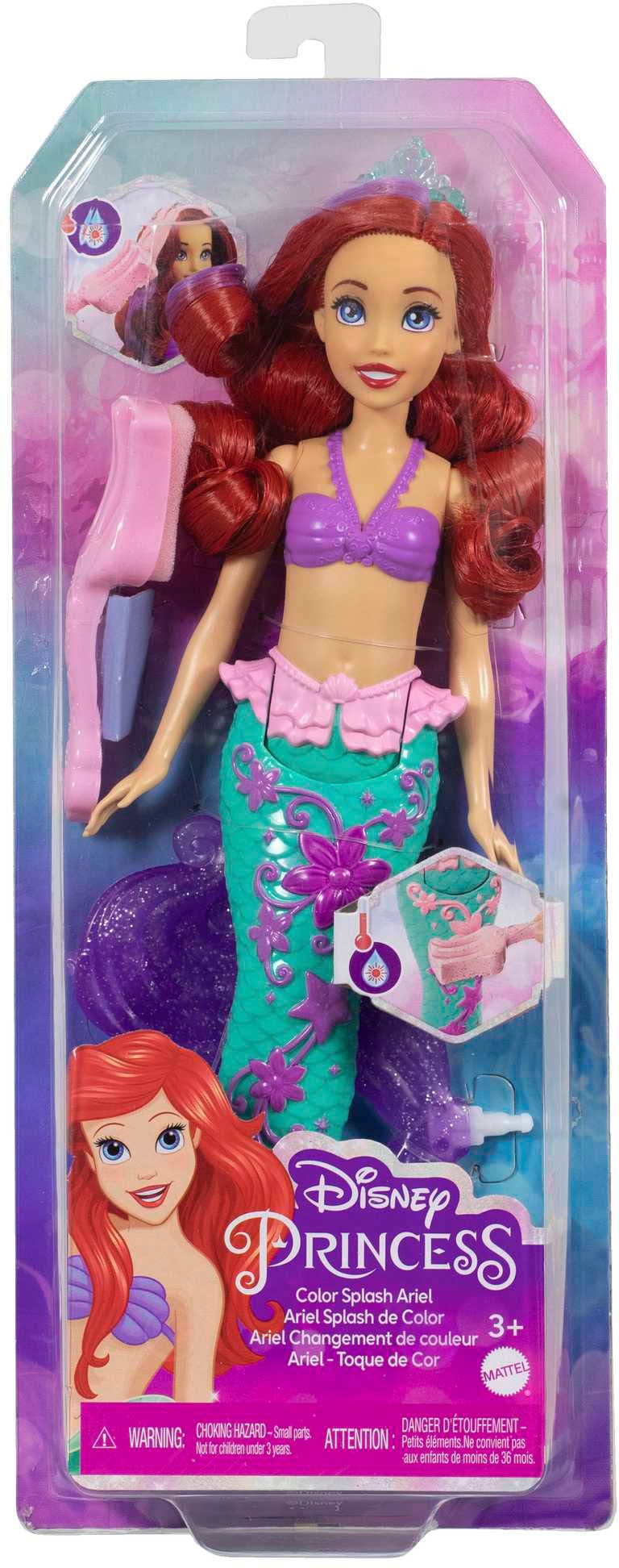 Mattel® Meerjungfrauenpuppe »Disney Prinzessin, Arielle-Meerjungfrau, Farbwechsel«