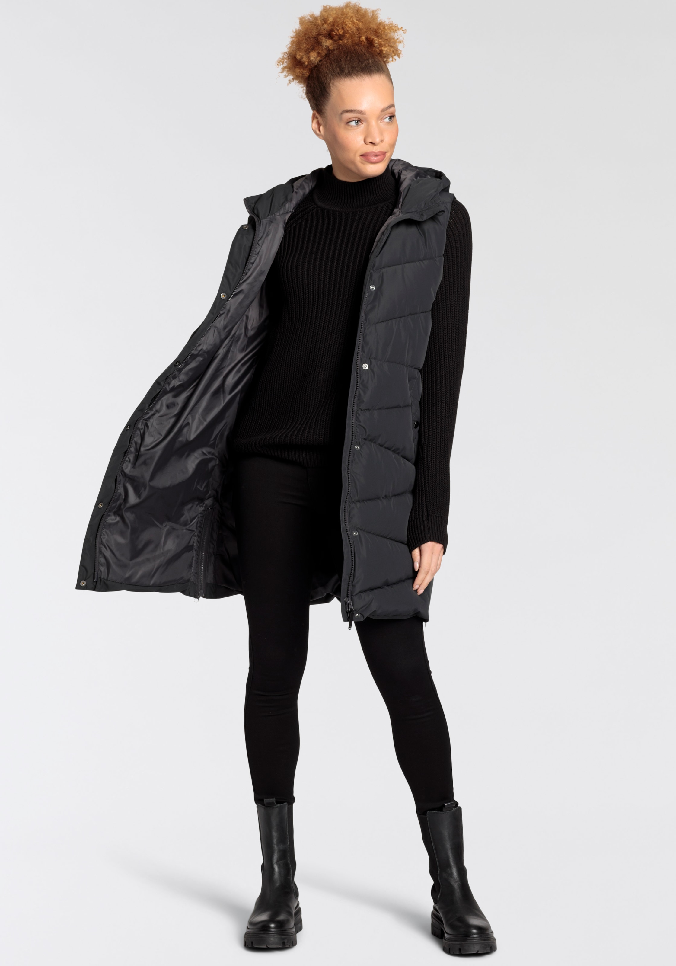 Polarino Steppweste winddicht, atmungsaktiv, wasserabweisend & isolierend