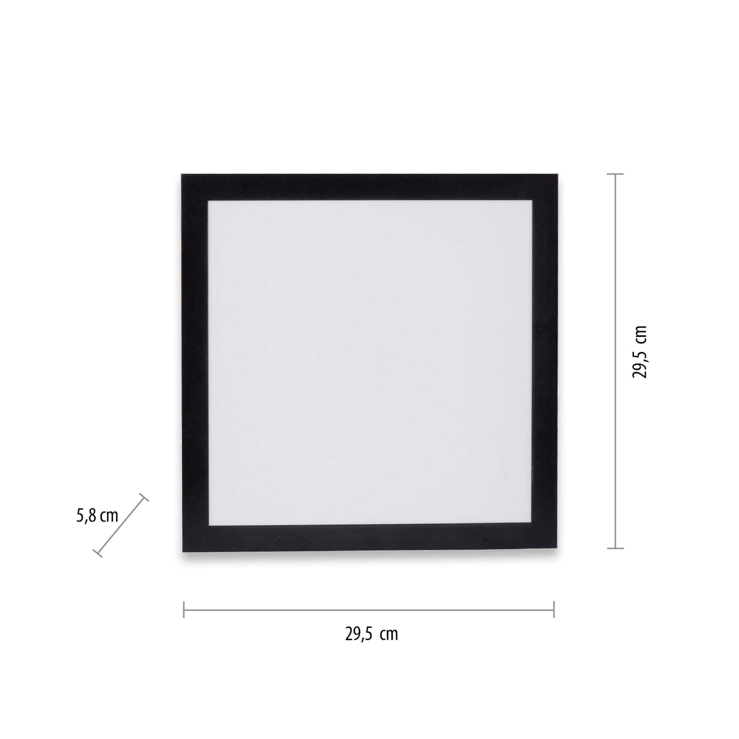JUST LIGHT Deckenleuchte »FLAT«, 1 flammig, Leuchtmittel LED-Board | LED fest integriert, LED